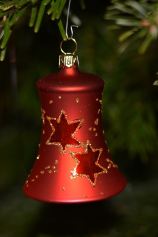 Download mobile wallpaper Christmas, Holiday, Bell, Christmas Ornaments for free.