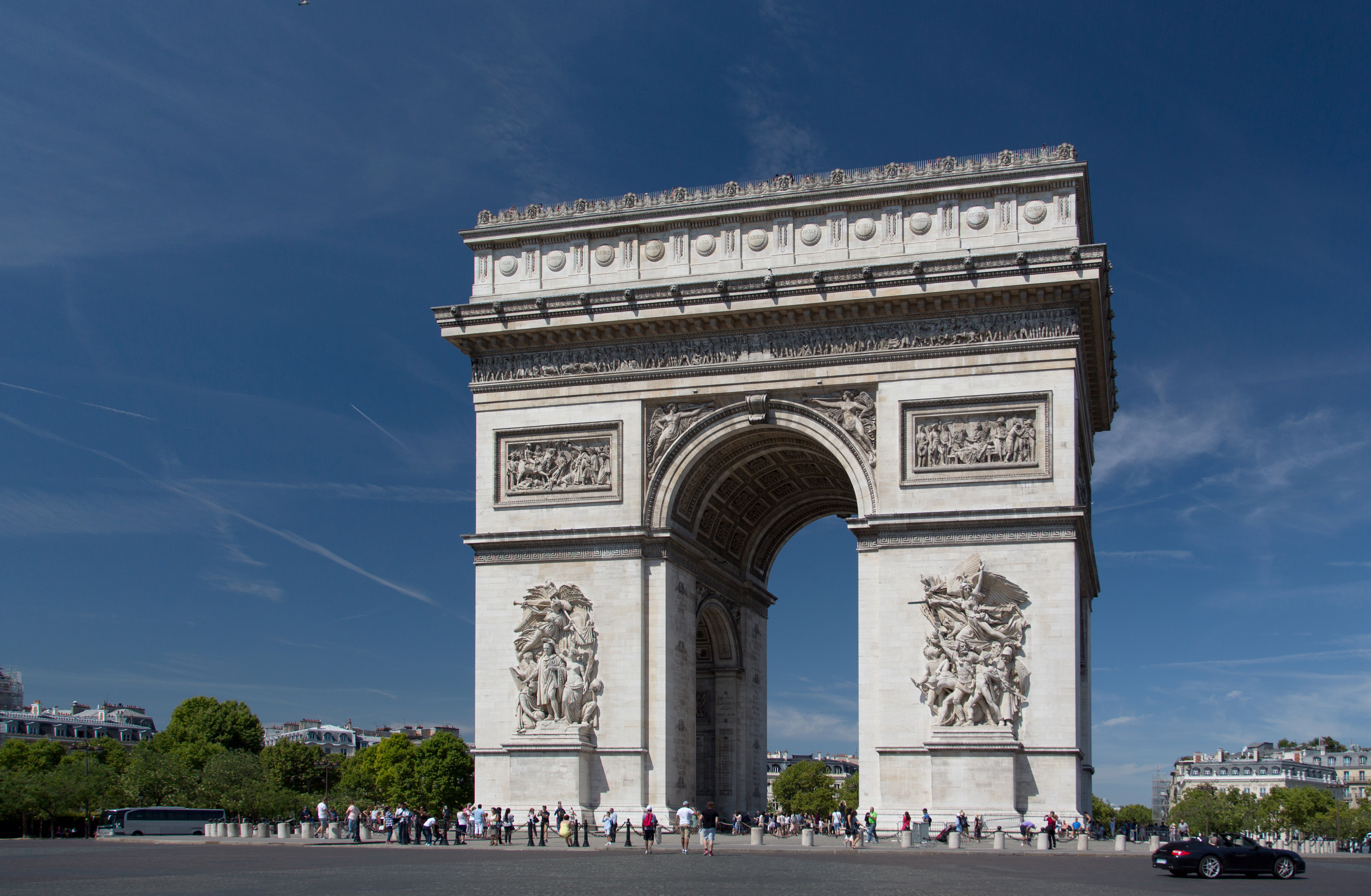 376862 descargar imagen hecho por el hombre, arco del triunfo, francia, monumento, parís, monumentos: fondos de pantalla y protectores de pantalla gratis