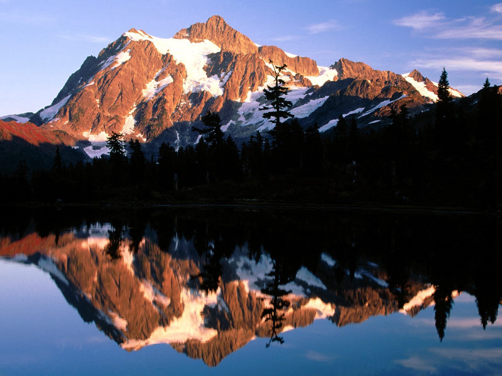 PCデスクトップに自然, 山脈, 湖, 影, イブニング, 夕方画像を無料でダウンロード