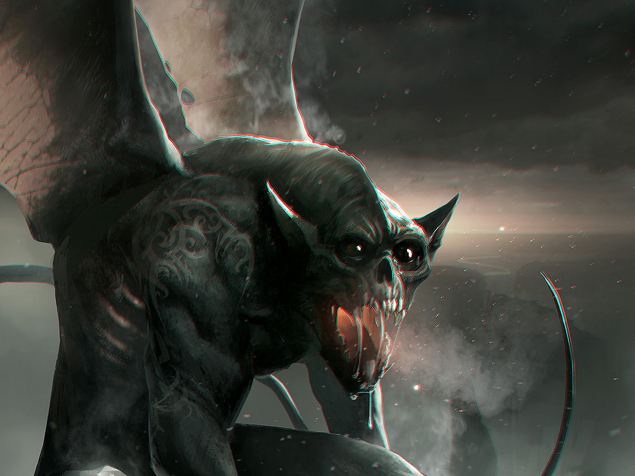 Free download wallpaper Dark, Creature on your PC desktop