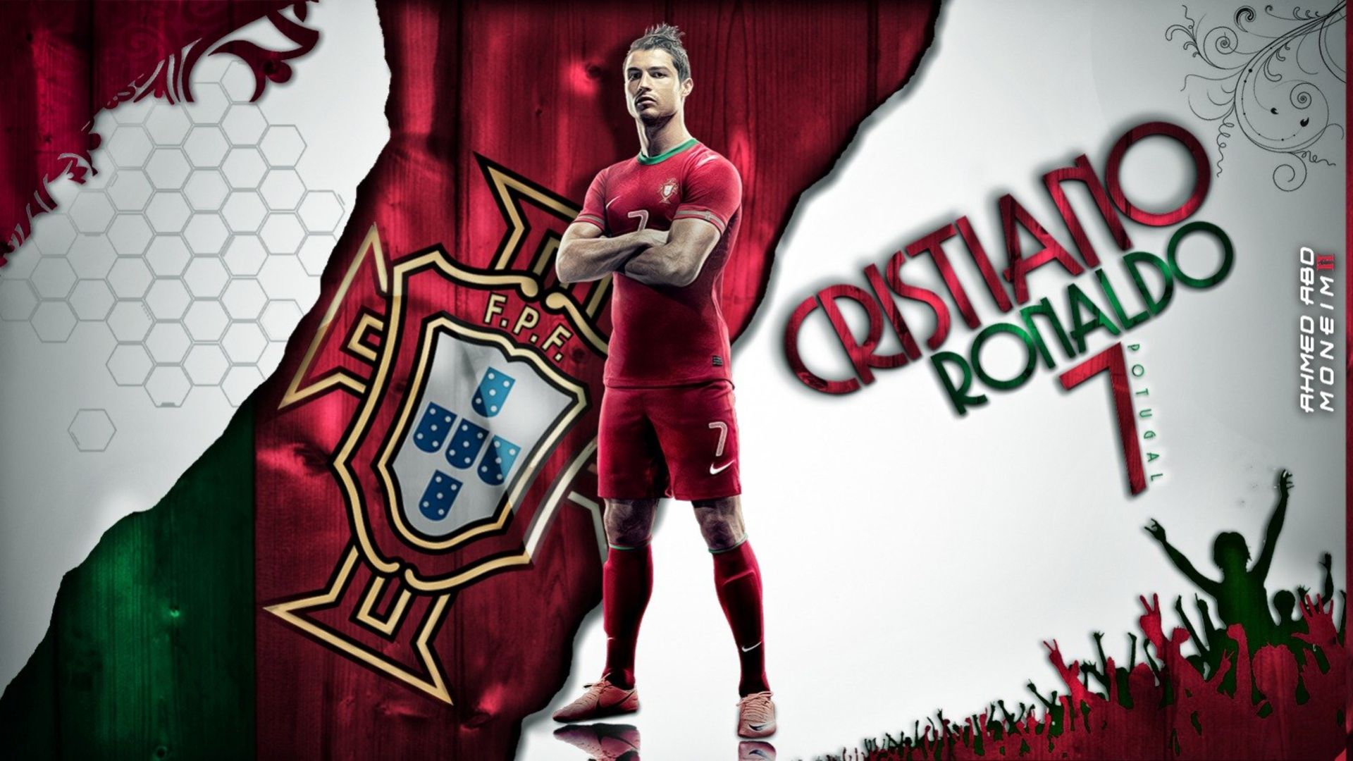 Handy-Wallpaper Sport, Fußball, Cristiano Ronaldo, Portugals Fußballnationalmannschaft kostenlos herunterladen.