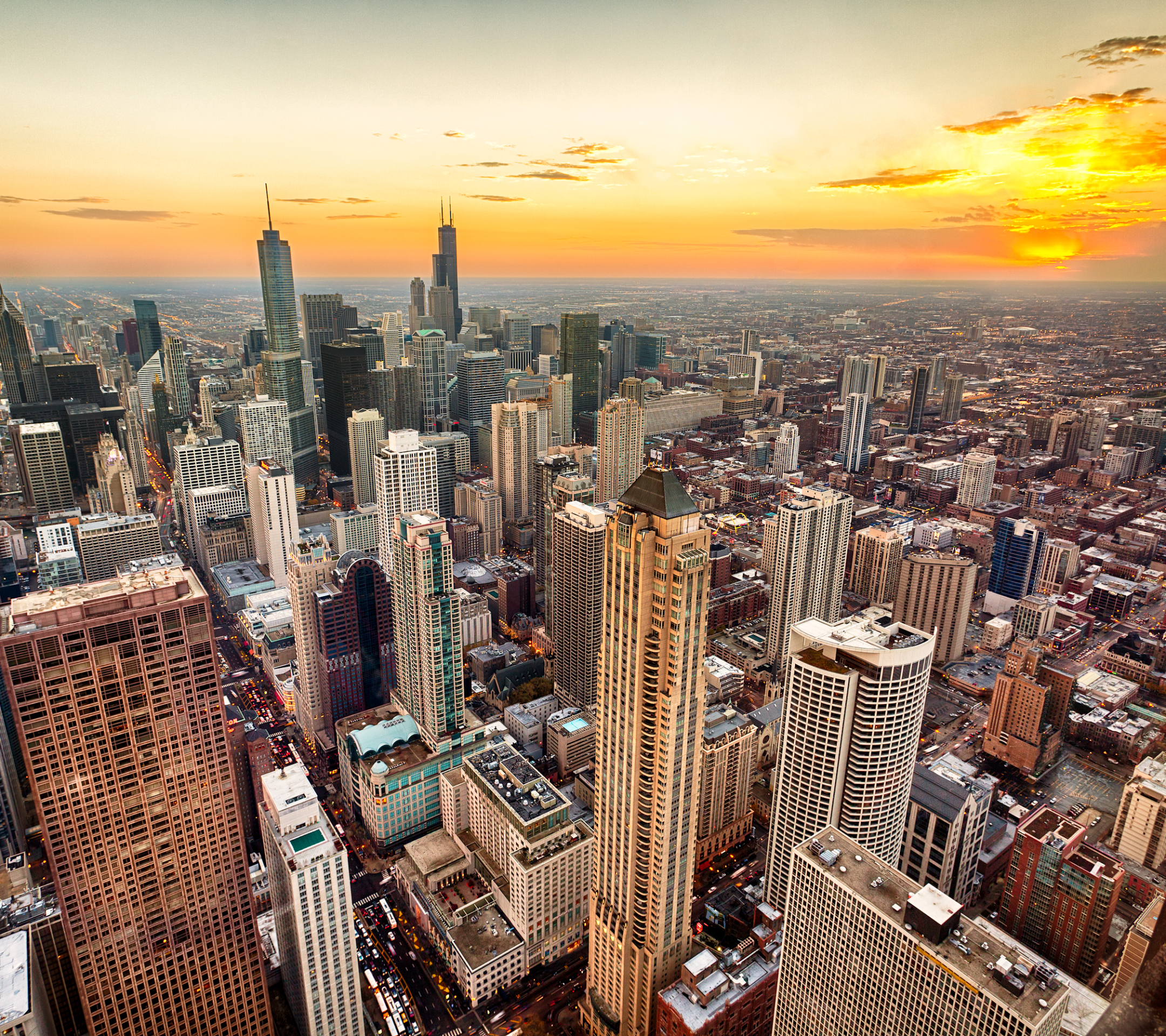 Laden Sie das Städte, Stadt, Wolkenkratzer, Gebäude, Horizont, Stadtbild, Chicago, Vereinigte Staaten Von Amerika, Menschengemacht, Großstadt-Bild kostenlos auf Ihren PC-Desktop herunter