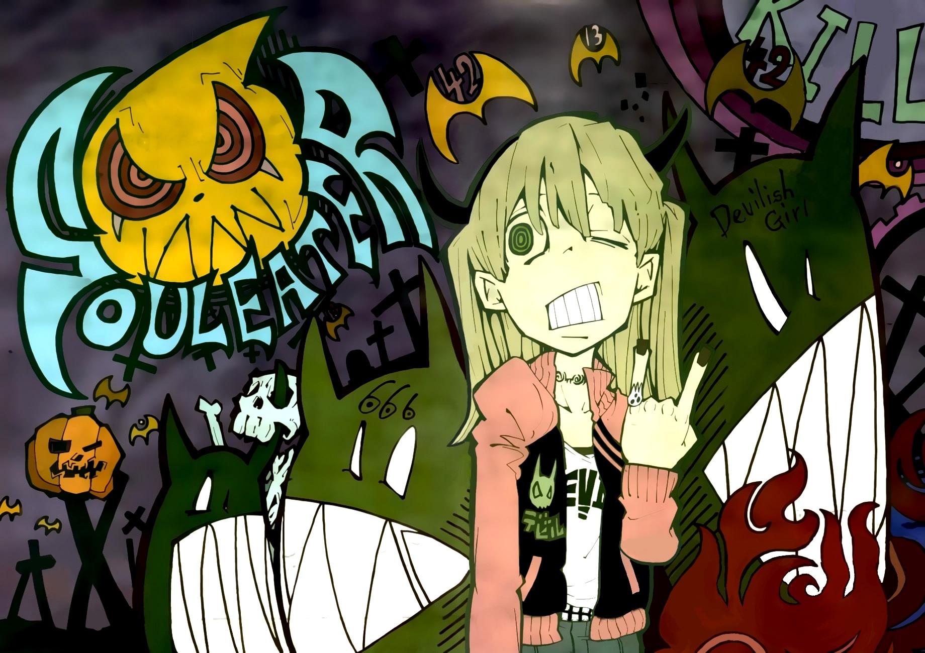 Handy-Wallpaper Animes, Soul Eater kostenlos herunterladen.