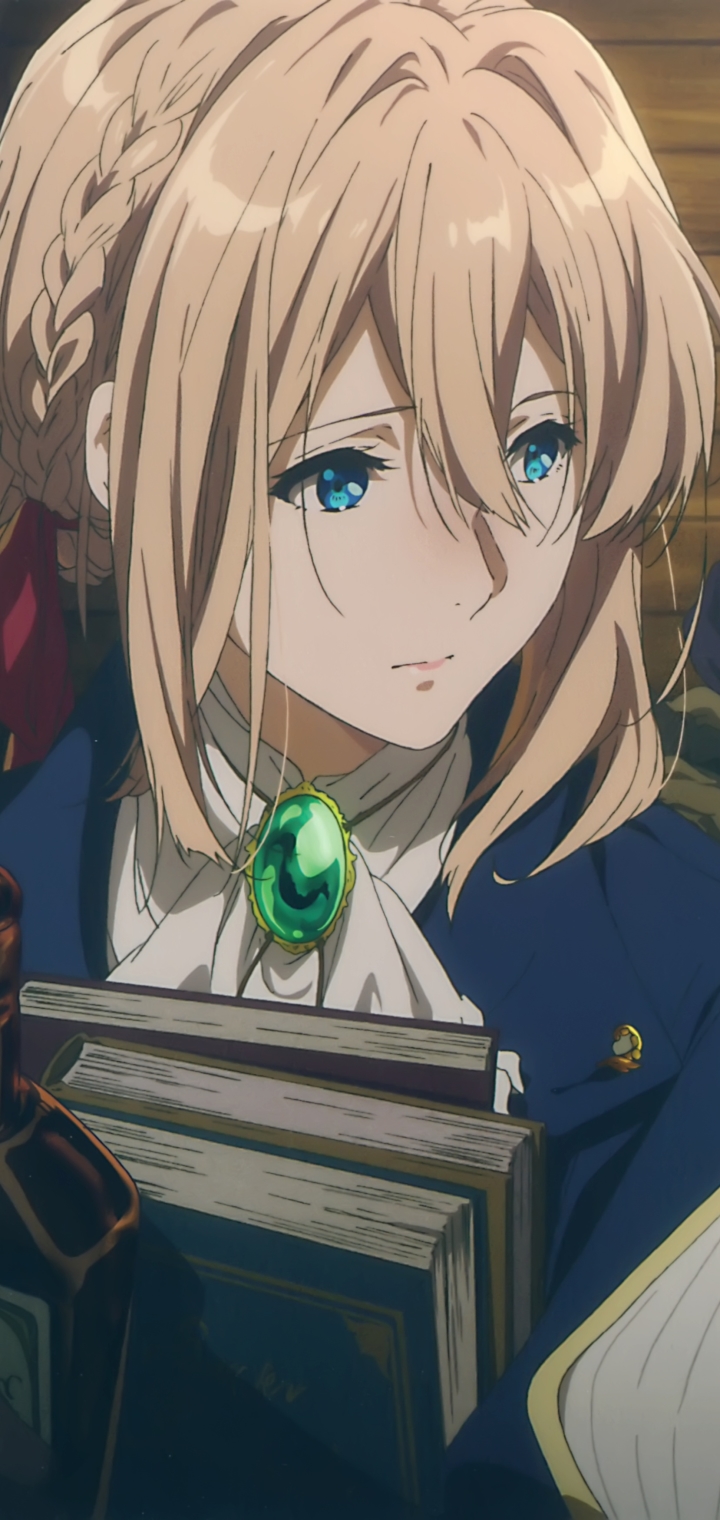 Handy-Wallpaper Blond, Blaue Augen, Blondinen, Animes, Violet Evergarden (Charakter), Violet Evergarden kostenlos herunterladen.