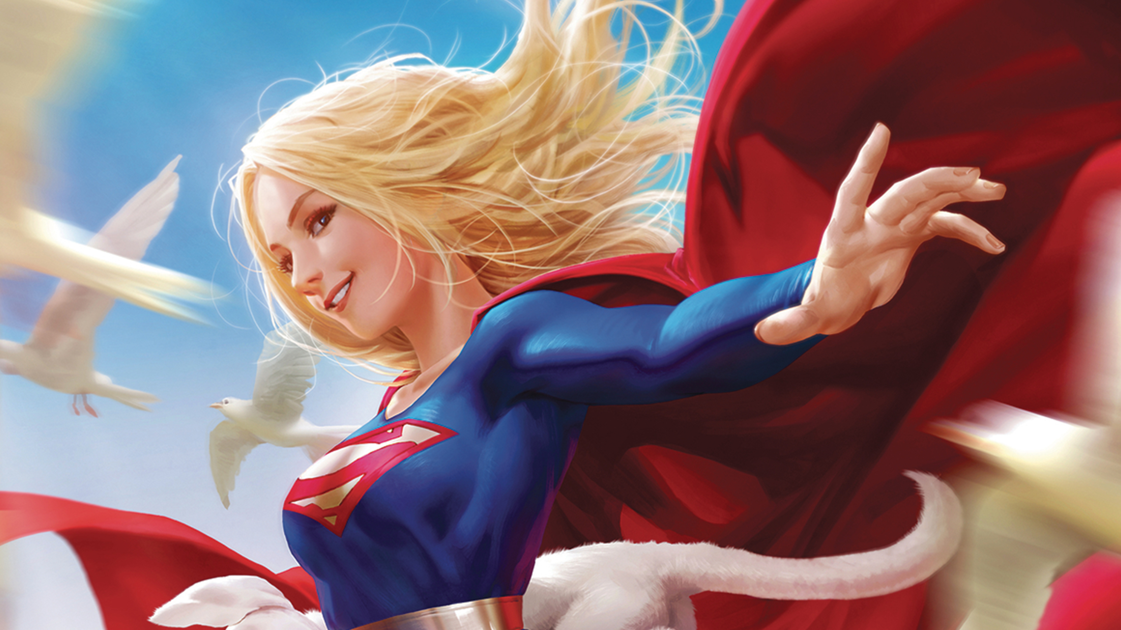Baixar papel de parede para celular de História Em Quadrinhos, Dc Comics, Super Homen, Supergirl gratuito.
