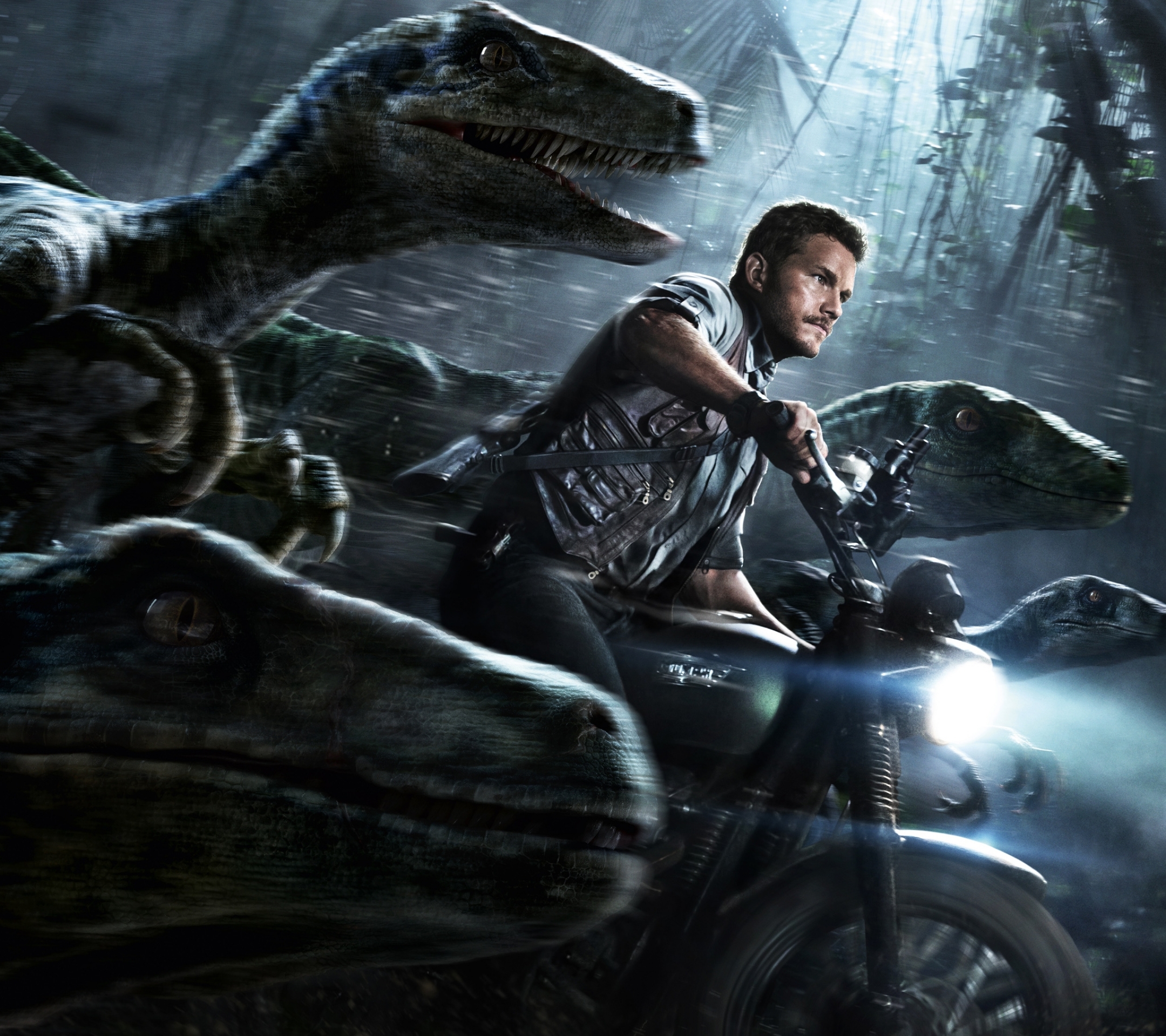 Download mobile wallpaper Movie, Jurassic Park, Jurassic World, Chris Pratt for free.
