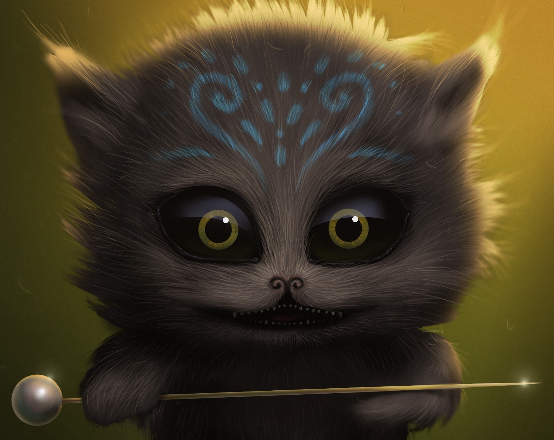 Download mobile wallpaper Fantasy Animals, Cat, Fantasy for free.