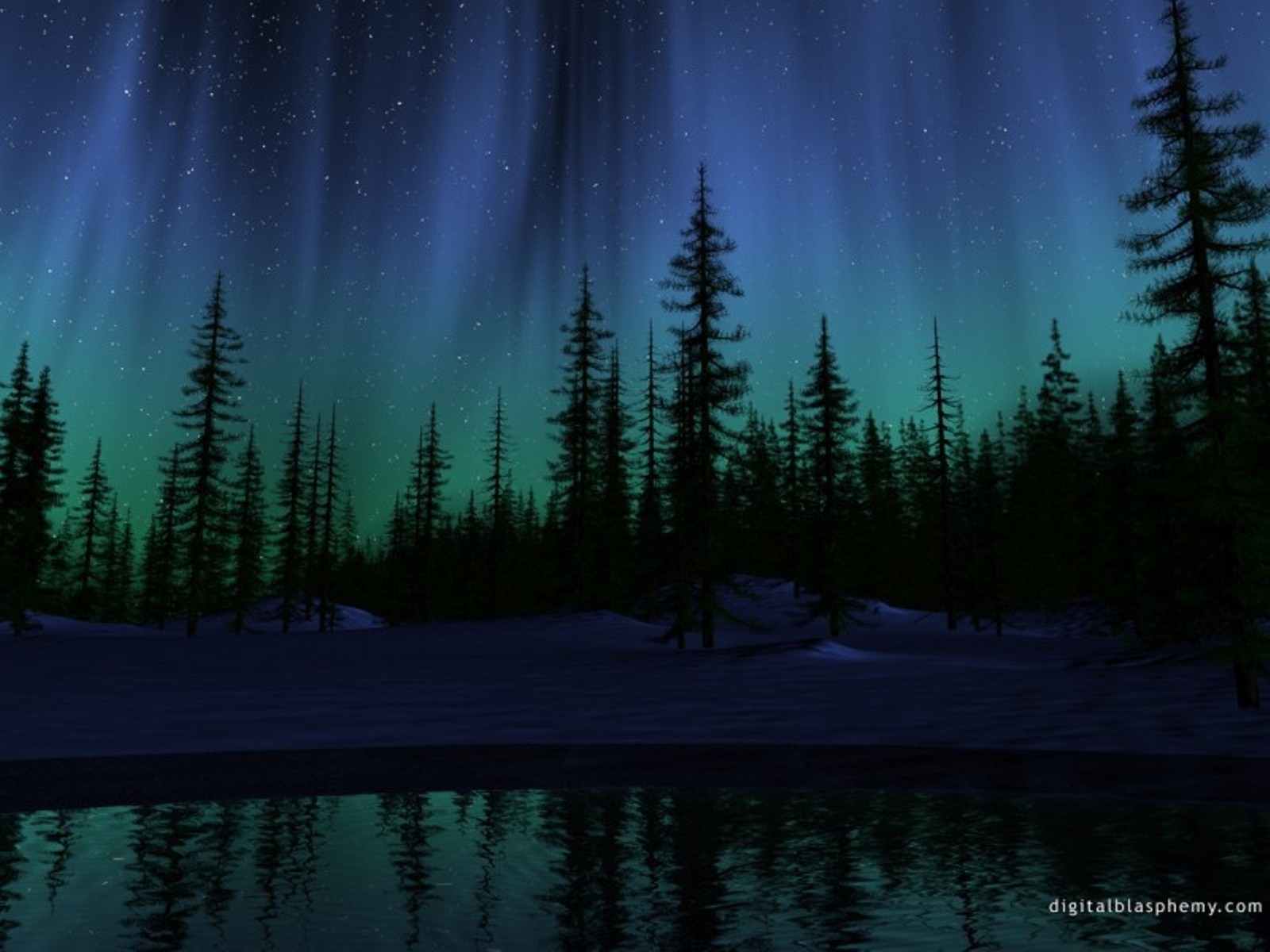 Laden Sie das Landschaft, Bäume, Sky, Übernachtung-Bild kostenlos auf Ihren PC-Desktop herunter