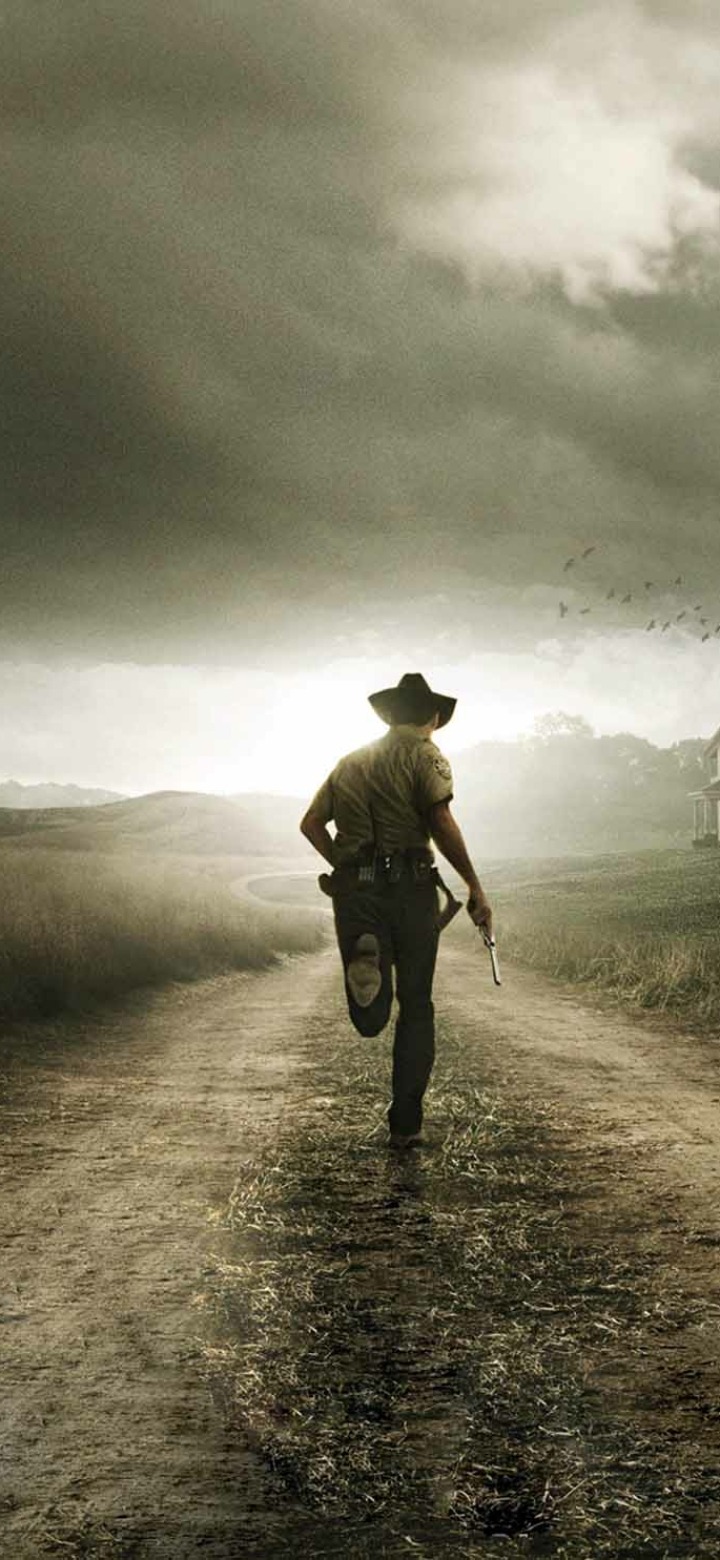 Handy-Wallpaper Fernsehserien, The Walking Dead, Rick Grimes, Andreas Lincoln kostenlos herunterladen.