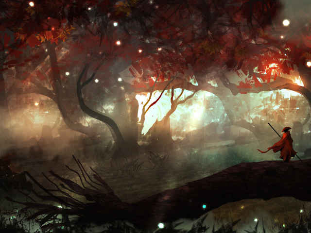 Free download wallpaper Fantasy, Forest, Tree on your PC desktop