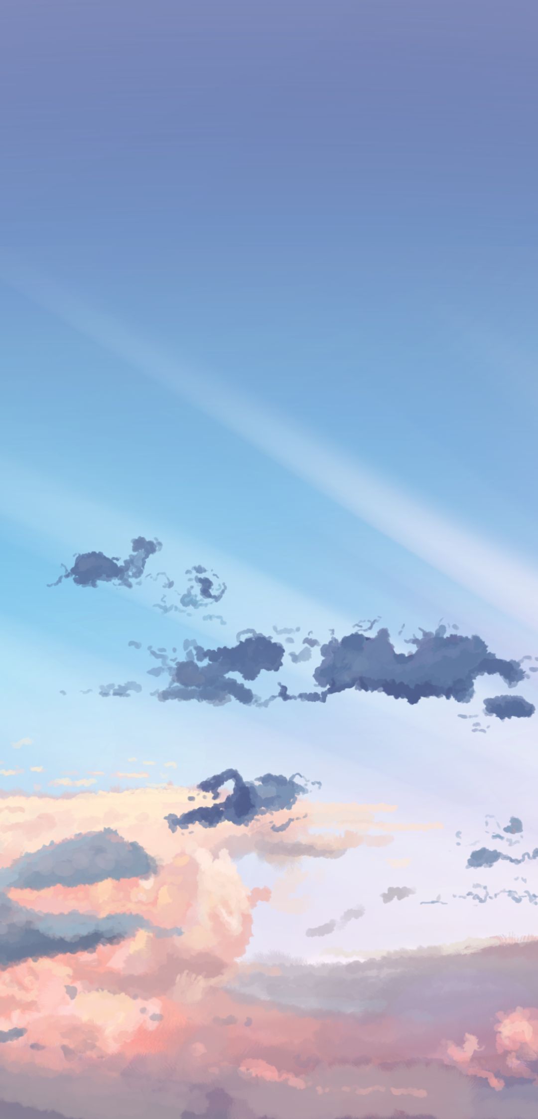 Download mobile wallpaper Anime, Sky, Cloud, Original for free.