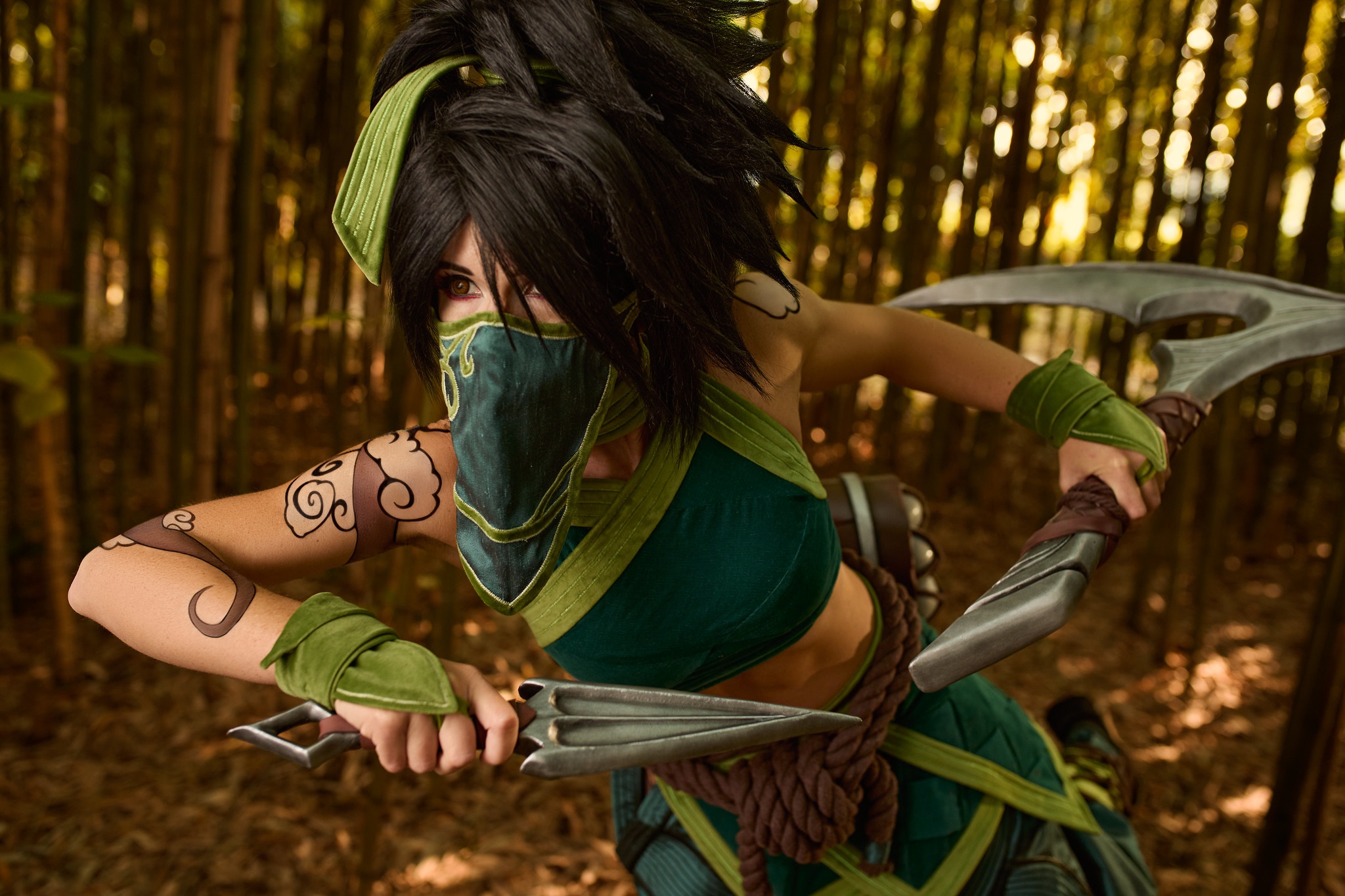 Download mobile wallpaper League Of Legends, Women, Cosplay, Akali (League Of Legends) for free.