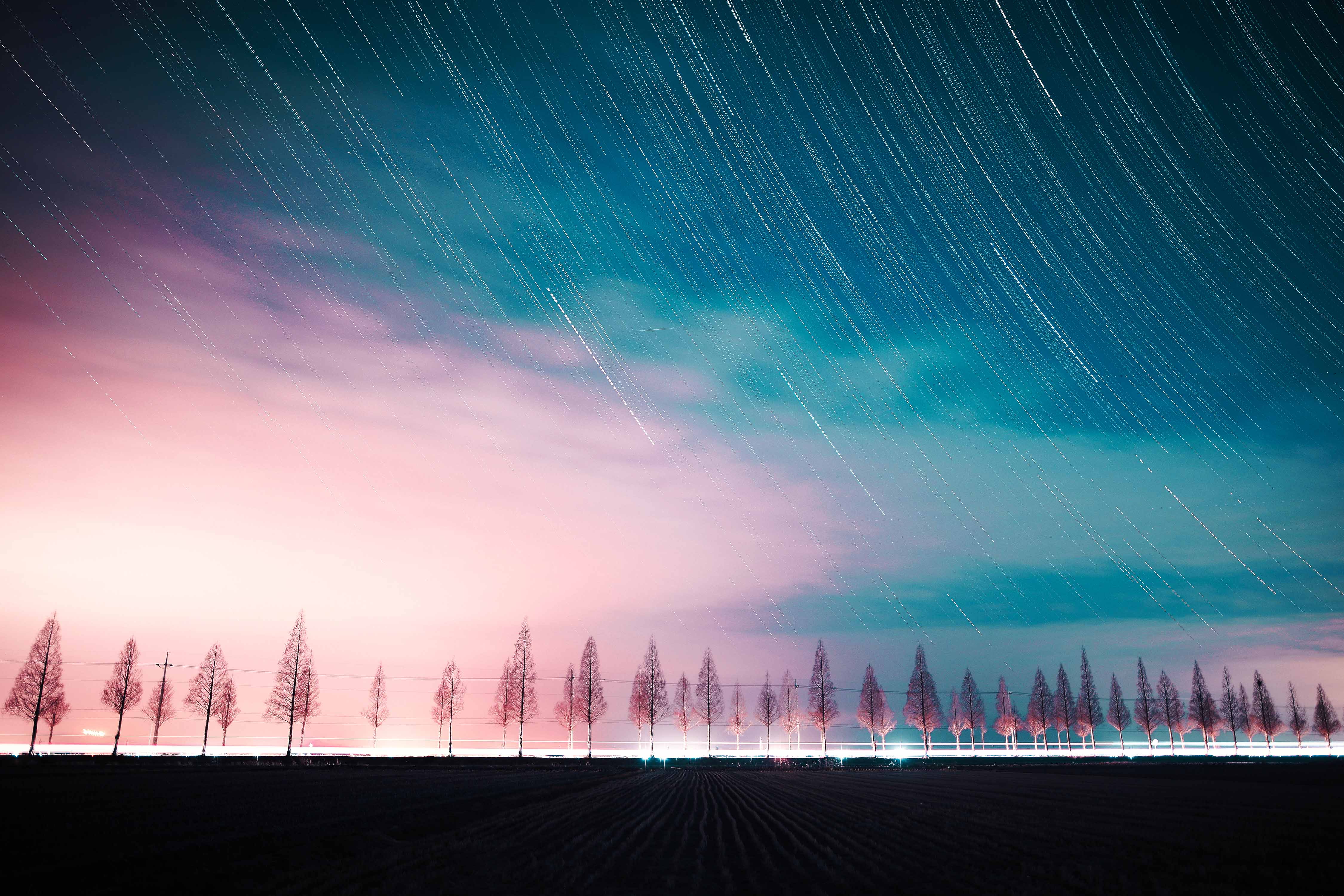 Free download wallpaper Earth, Star Trail on your PC desktop