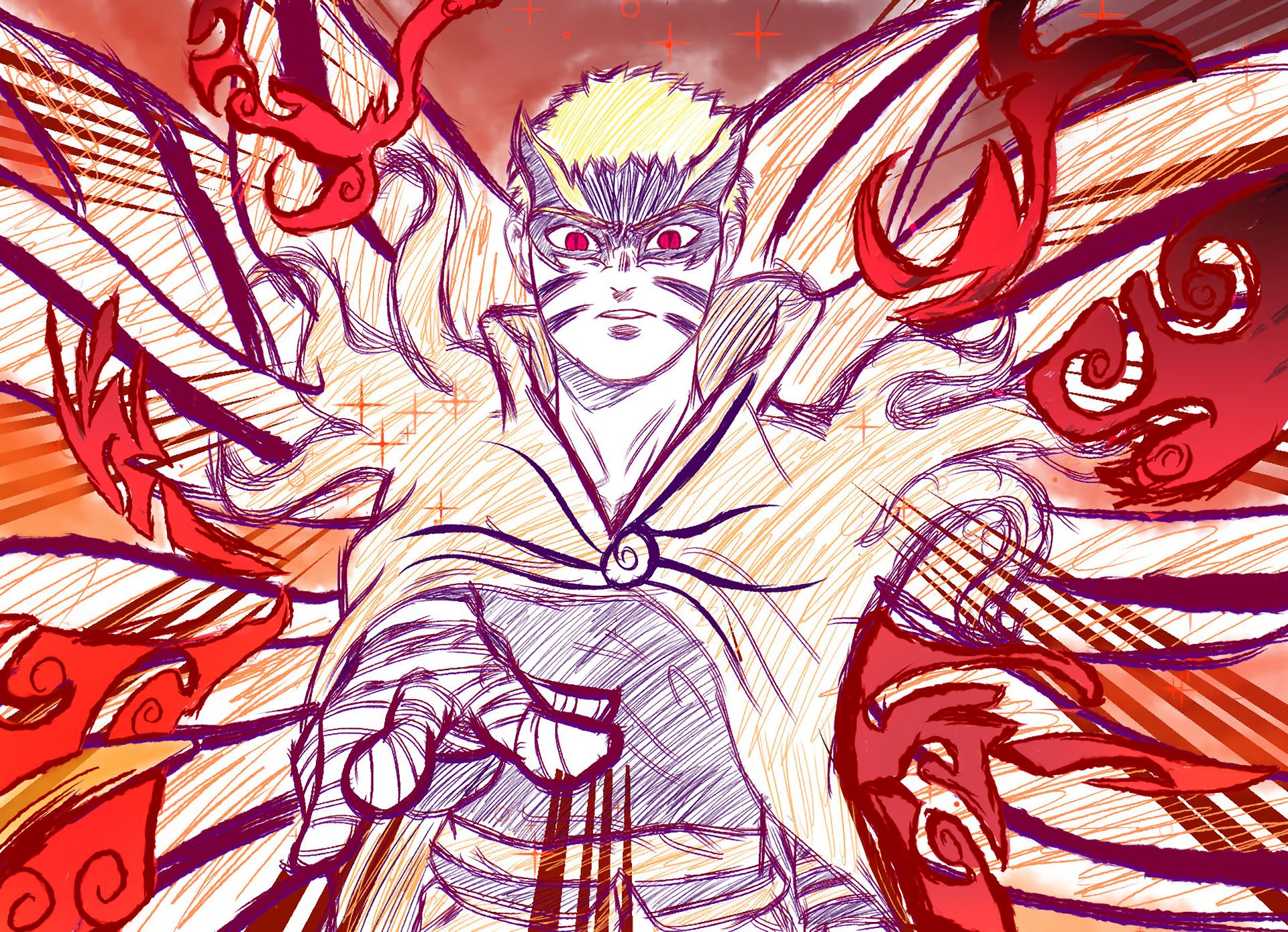 Téléchargez des papiers peints mobile Naruto, Animé, Naruto Uzumaki, Boruto, Mode Baryon (Naruto) gratuitement.