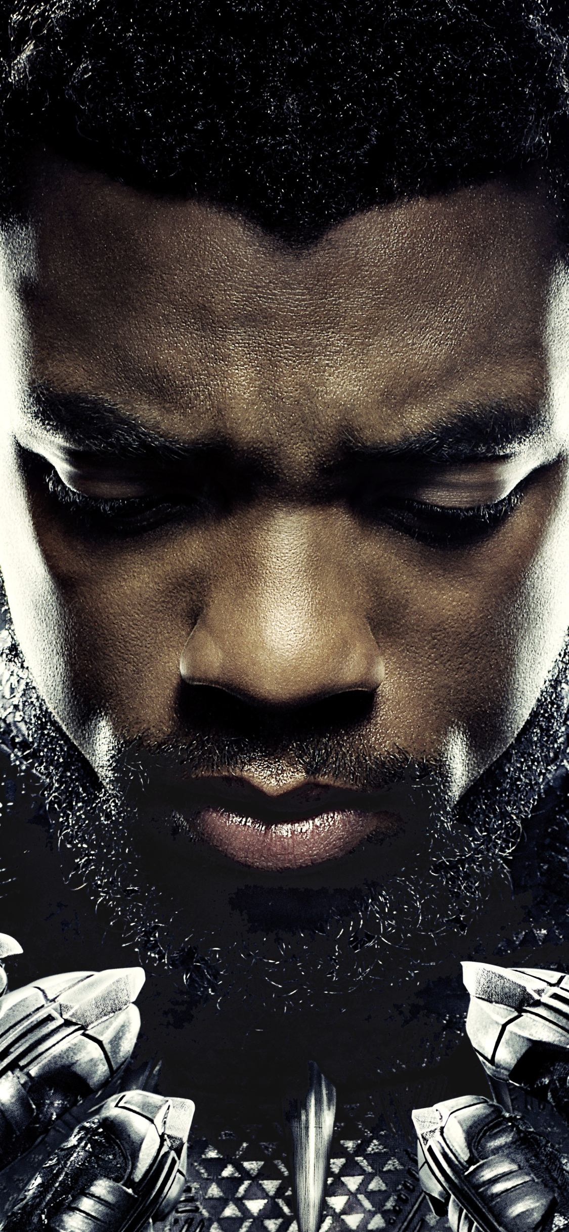 Download mobile wallpaper Movie, Black Panther (Marvel Comics), Black Panther, T'challa, Chadwick Boseman, Black Panther (Movie) for free.