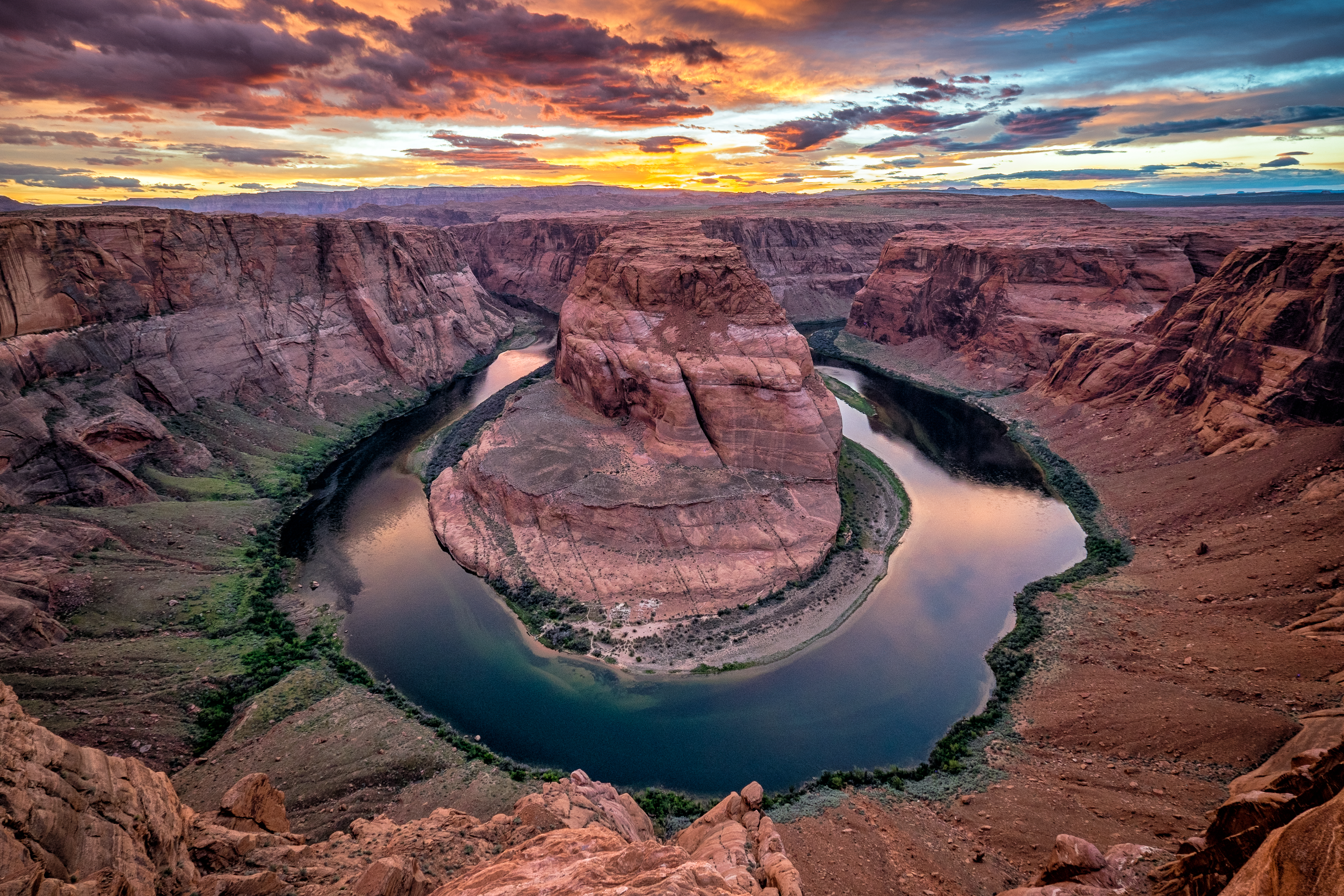 arizona, horseshoe, nature, rivers, canyon, colorado