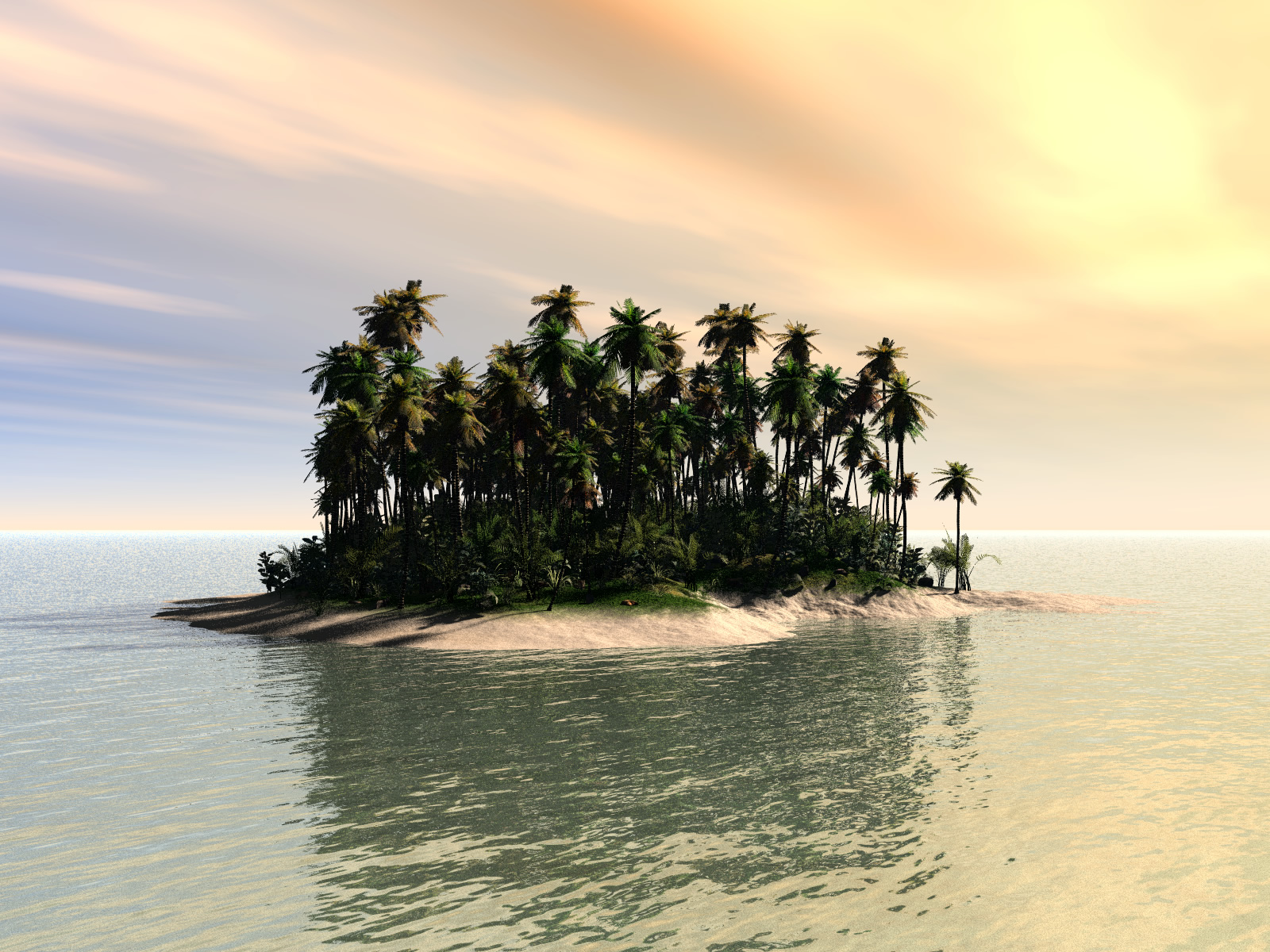 Download mobile wallpaper Sea, Ocean, Earth, Island, Tropical, Palm Tree for free.
