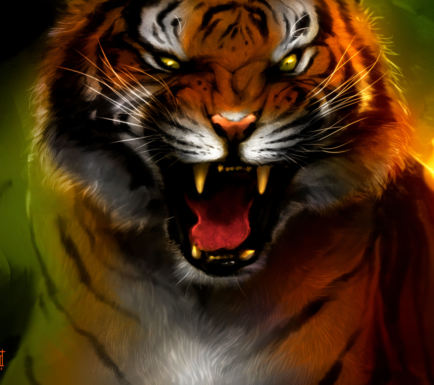Descarga gratis la imagen Fantasía, Tigre, Animales De Fantasía en el escritorio de tu PC