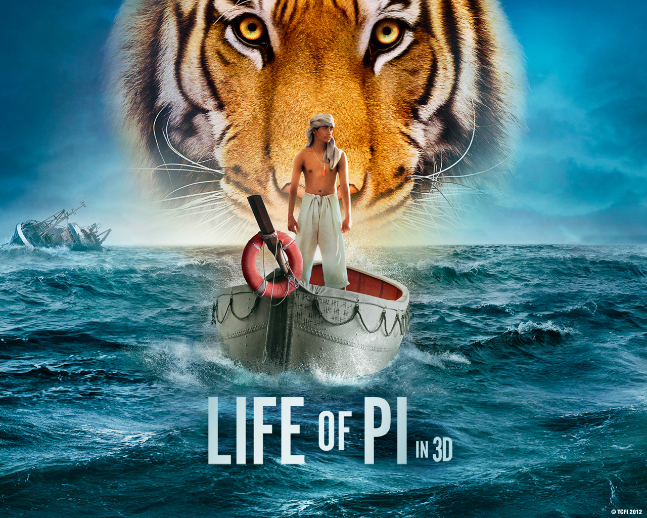 1466521 Hintergrundbild herunterladen filme, life of pi: schiffbruch mit tiger - Bildschirmschoner und Bilder kostenlos
