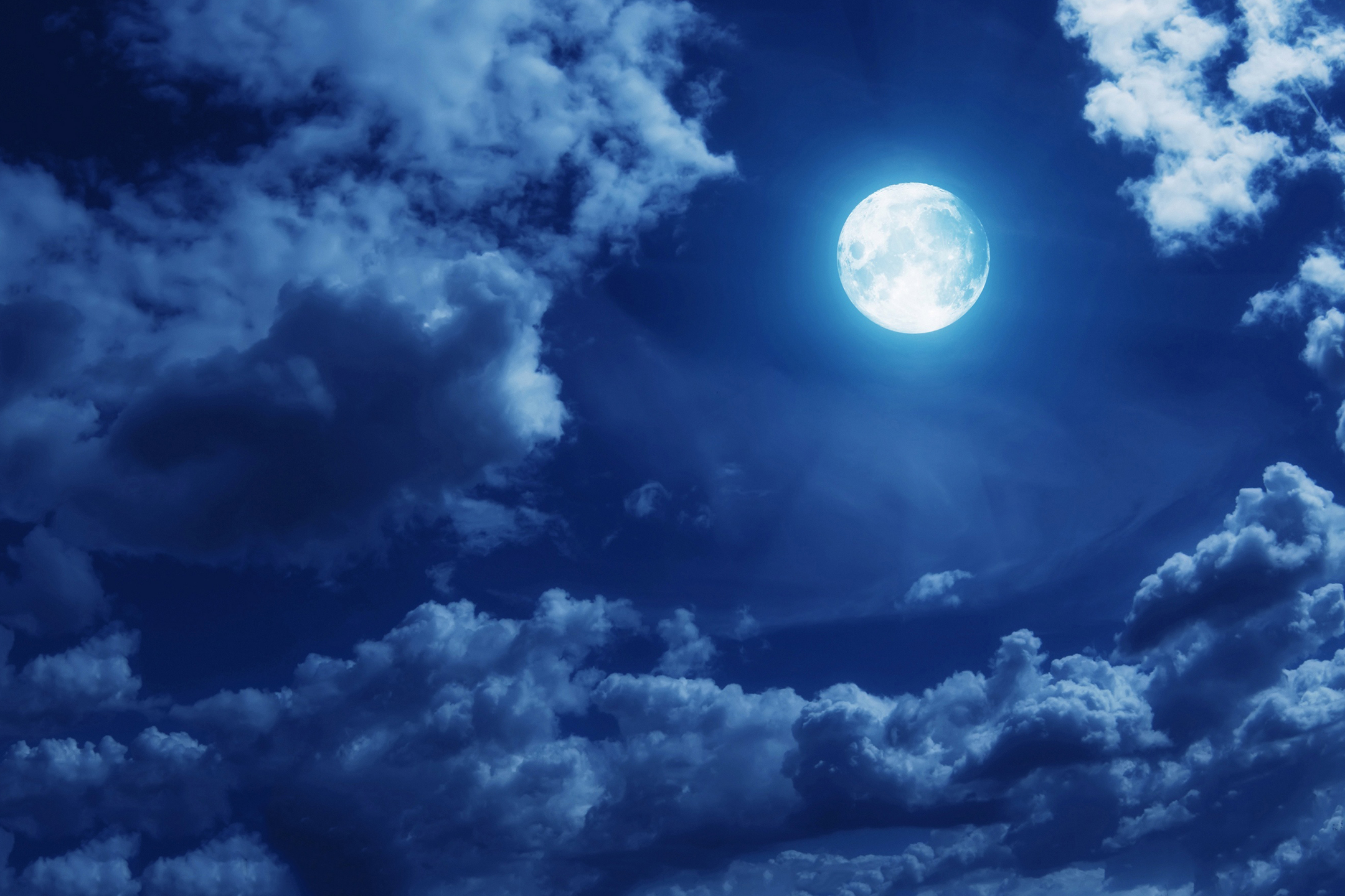 Скачать обои бесплатно Небо, Ночь, Облака, Луна, Облако, Земля/природа картинка на рабочий стол ПК