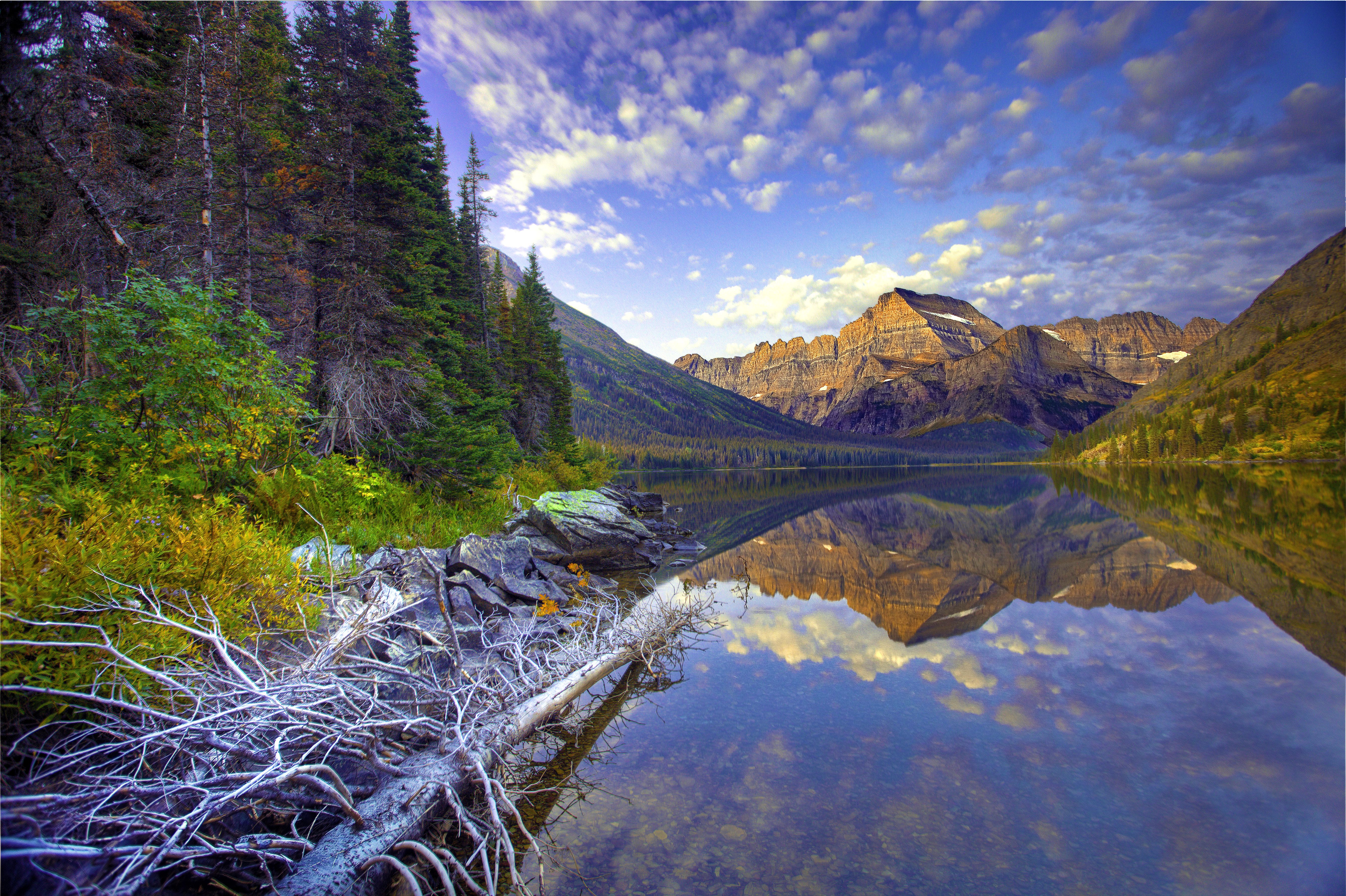 350401 descargar imagen tierra/naturaleza, lago, lago josefina, montana, lagos: fondos de pantalla y protectores de pantalla gratis