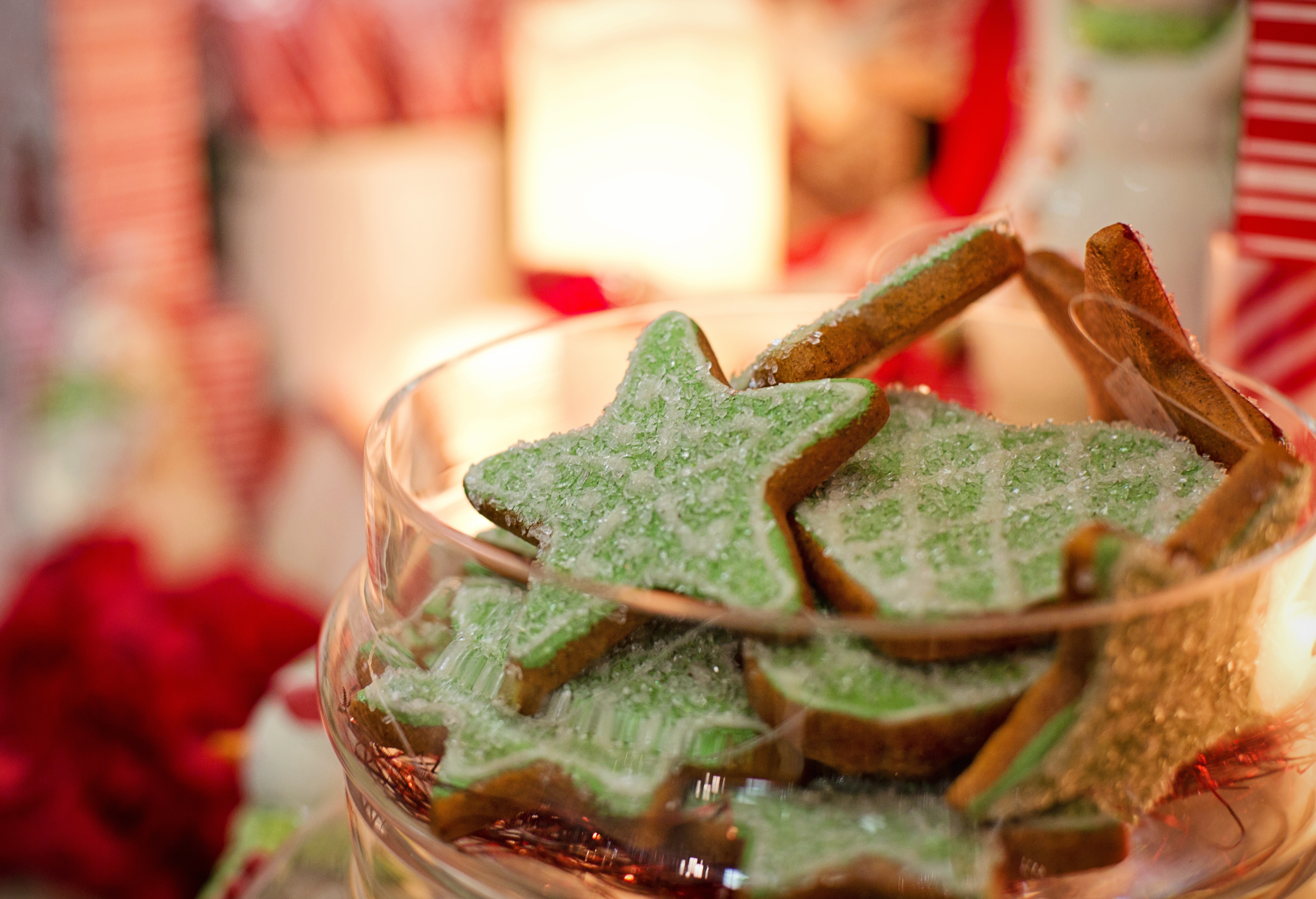 Завантажити шпалери безкоштовно Різдво, Печиво, Зірка, Харчування картинка на робочий стіл ПК