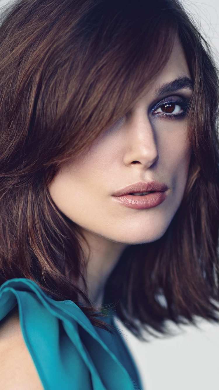 Download mobile wallpaper English, Face, Brunette, Celebrity, Brown Eyes, Keira Knightley, Actress for free.