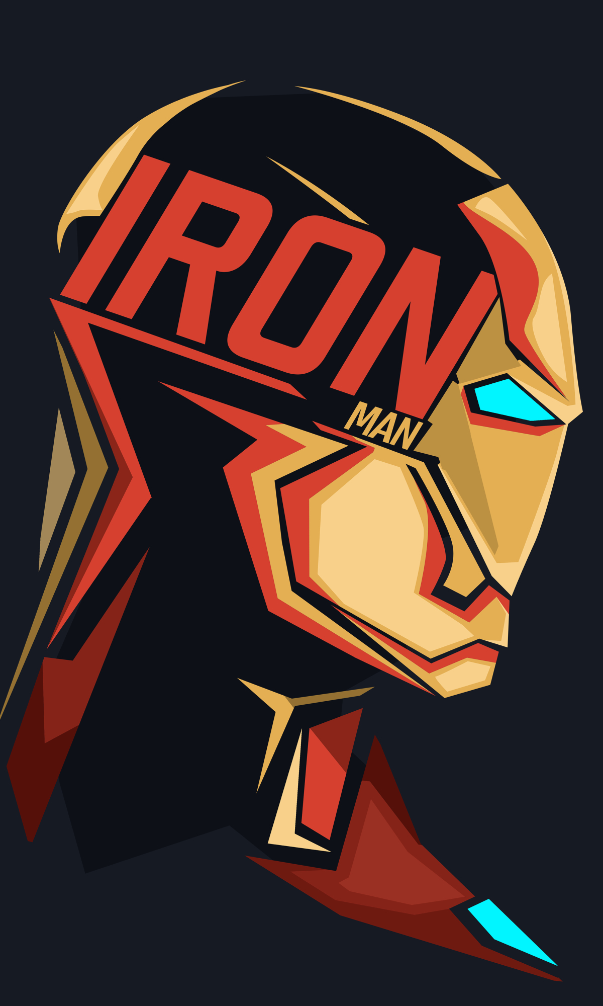 Handy-Wallpaper Iron Man, Comics kostenlos herunterladen.