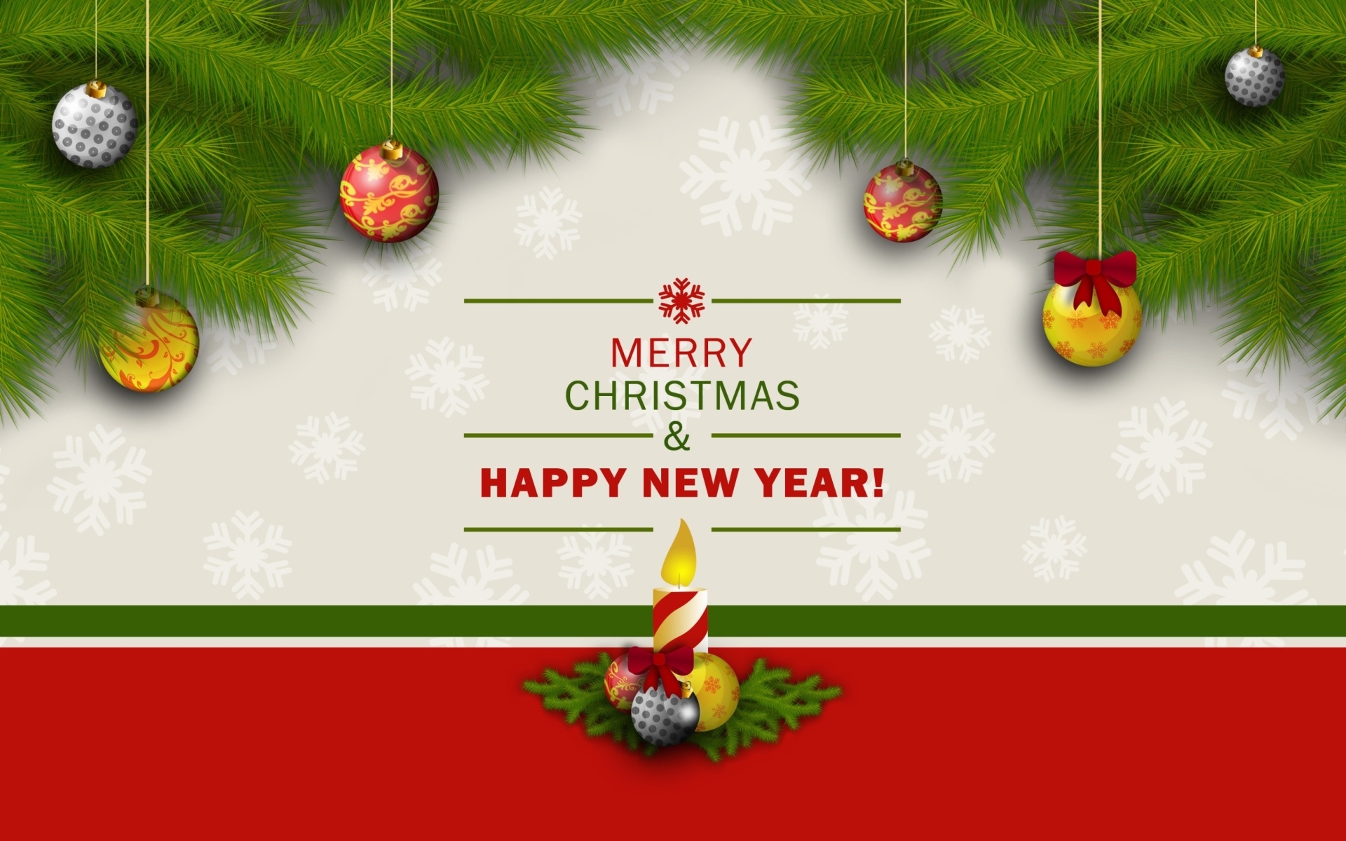 Скачати мобільні шпалери Новий Рік, Різдво, Свято, Прикраса, Свічка, Щасливого Різдва, Щасливого Нового Року безкоштовно.