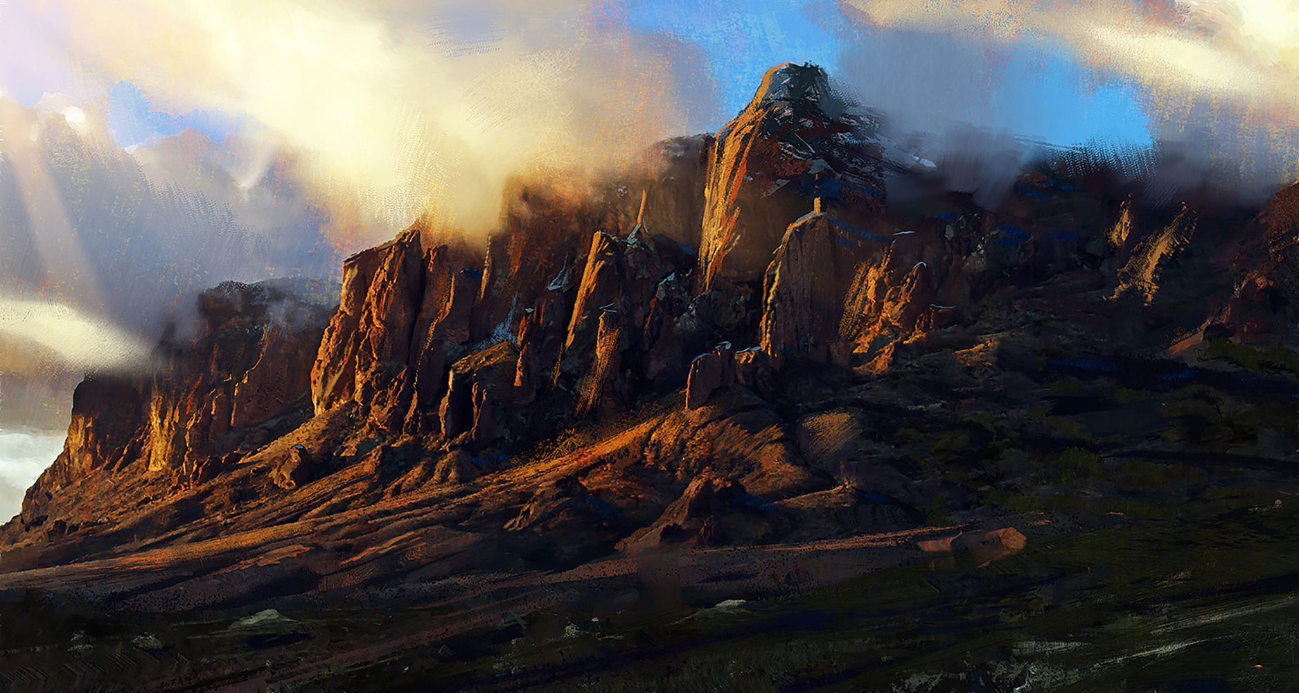 Laden Sie das Landschaft, Gebirge, Wolke, Himmel, Berge, Erde/natur-Bild kostenlos auf Ihren PC-Desktop herunter