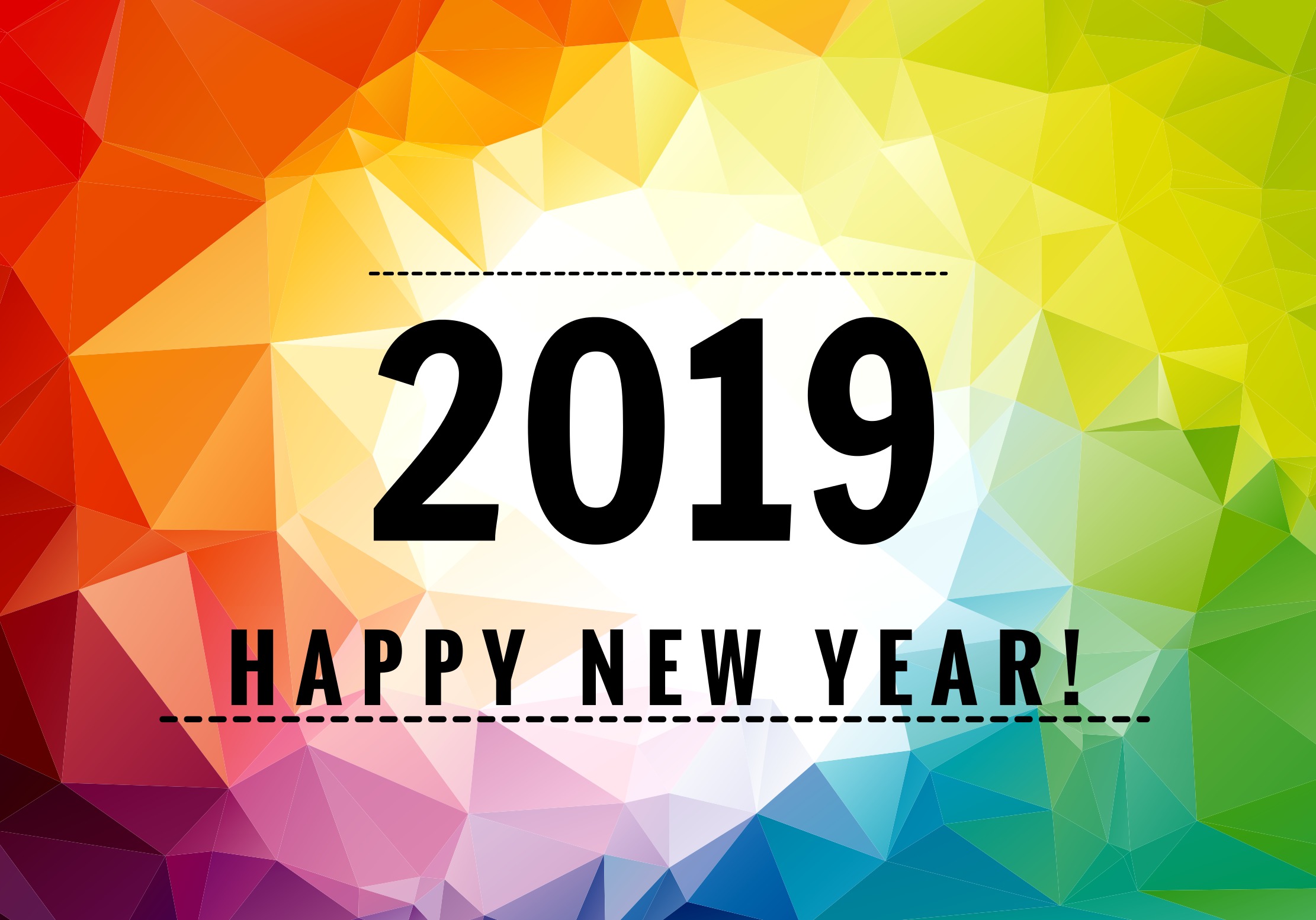 PCデスクトップに色, ホリデー, あけましておめでとう, 2019年新年画像を無料でダウンロード