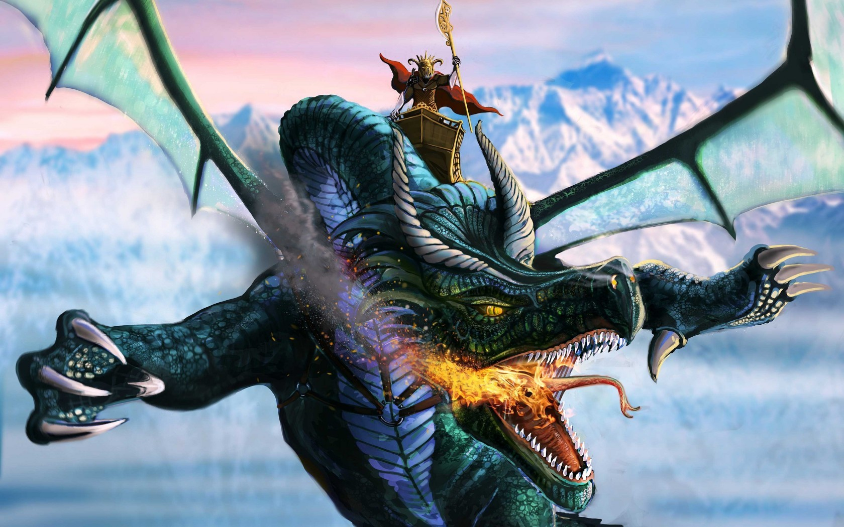 Laden Sie das Fantasie, Drachen-Bild kostenlos auf Ihren PC-Desktop herunter