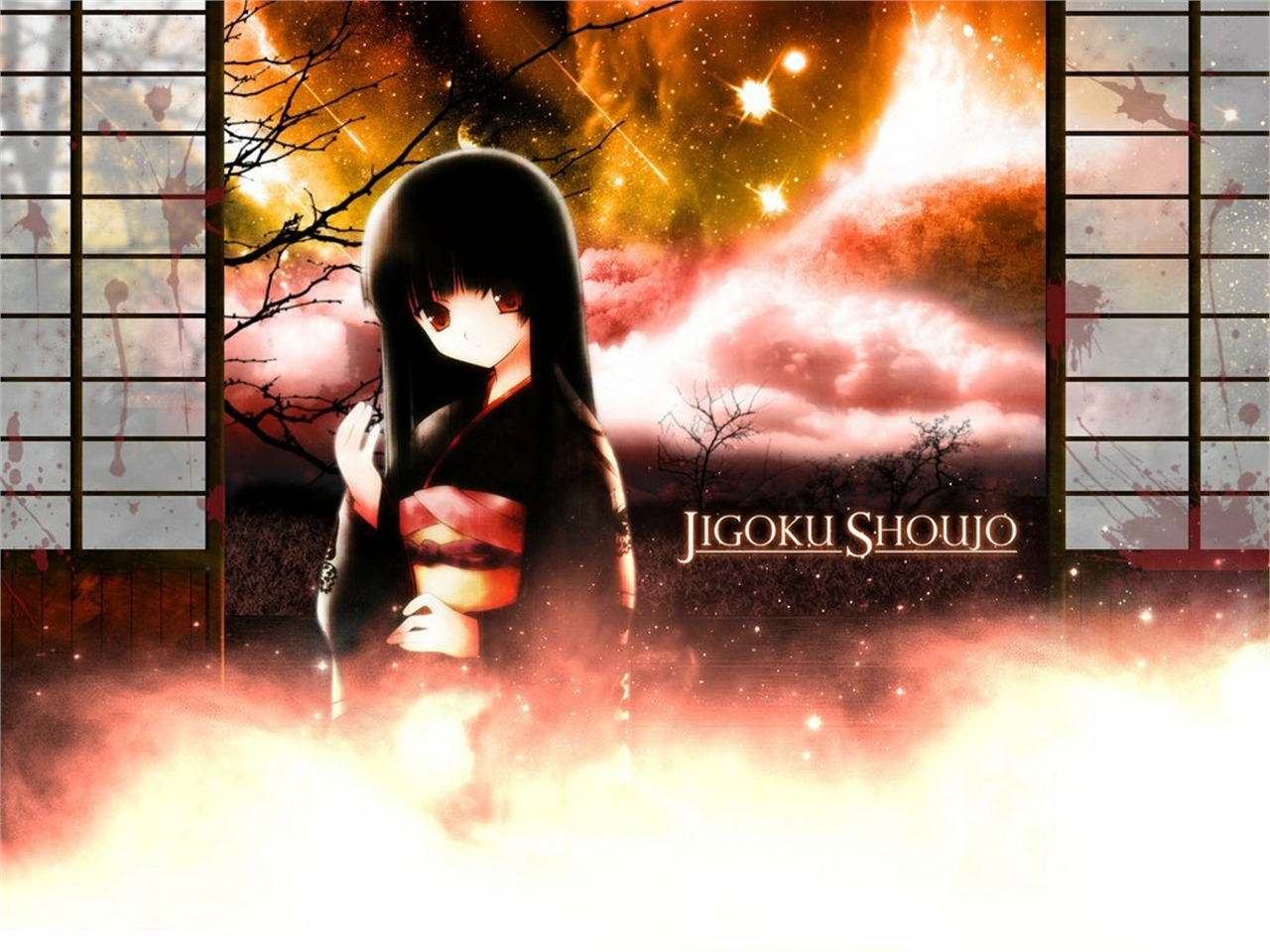 Handy-Wallpaper Animes, Jigoku Shōjo kostenlos herunterladen.