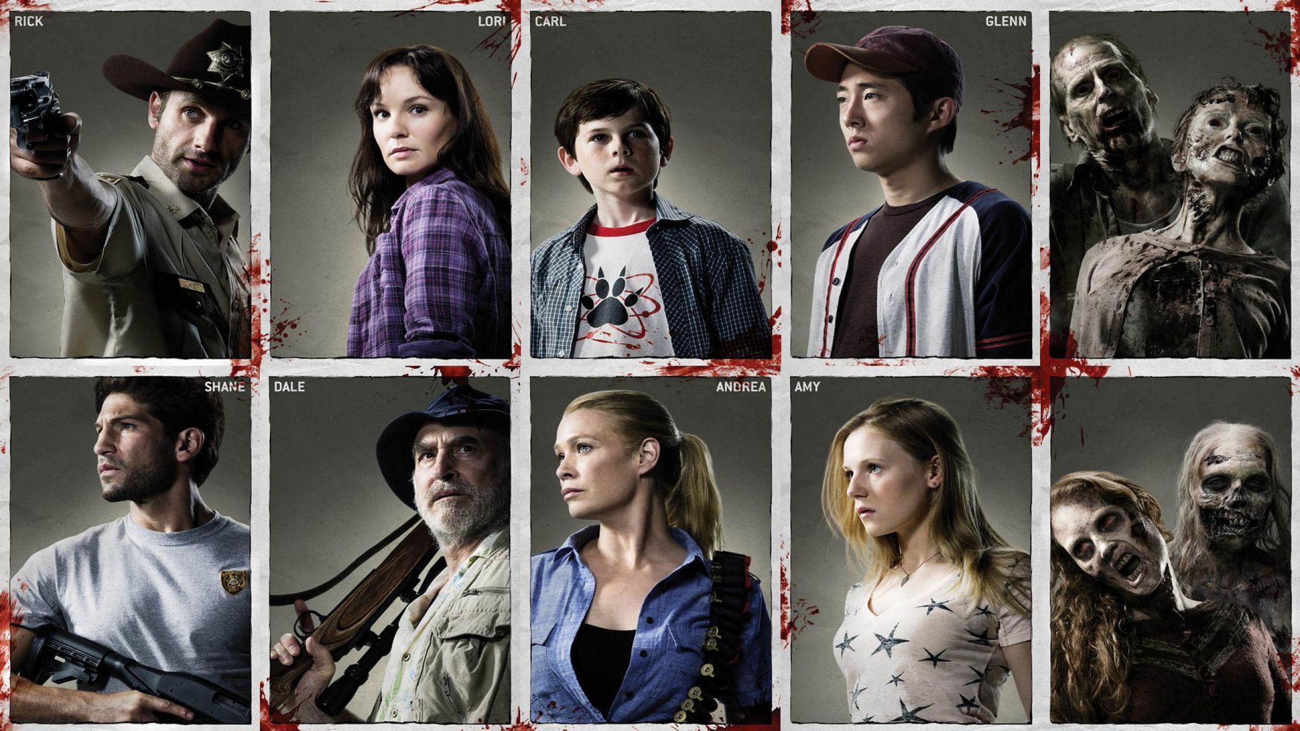 Download mobile wallpaper Tv Show, The Walking Dead, Cast for free.