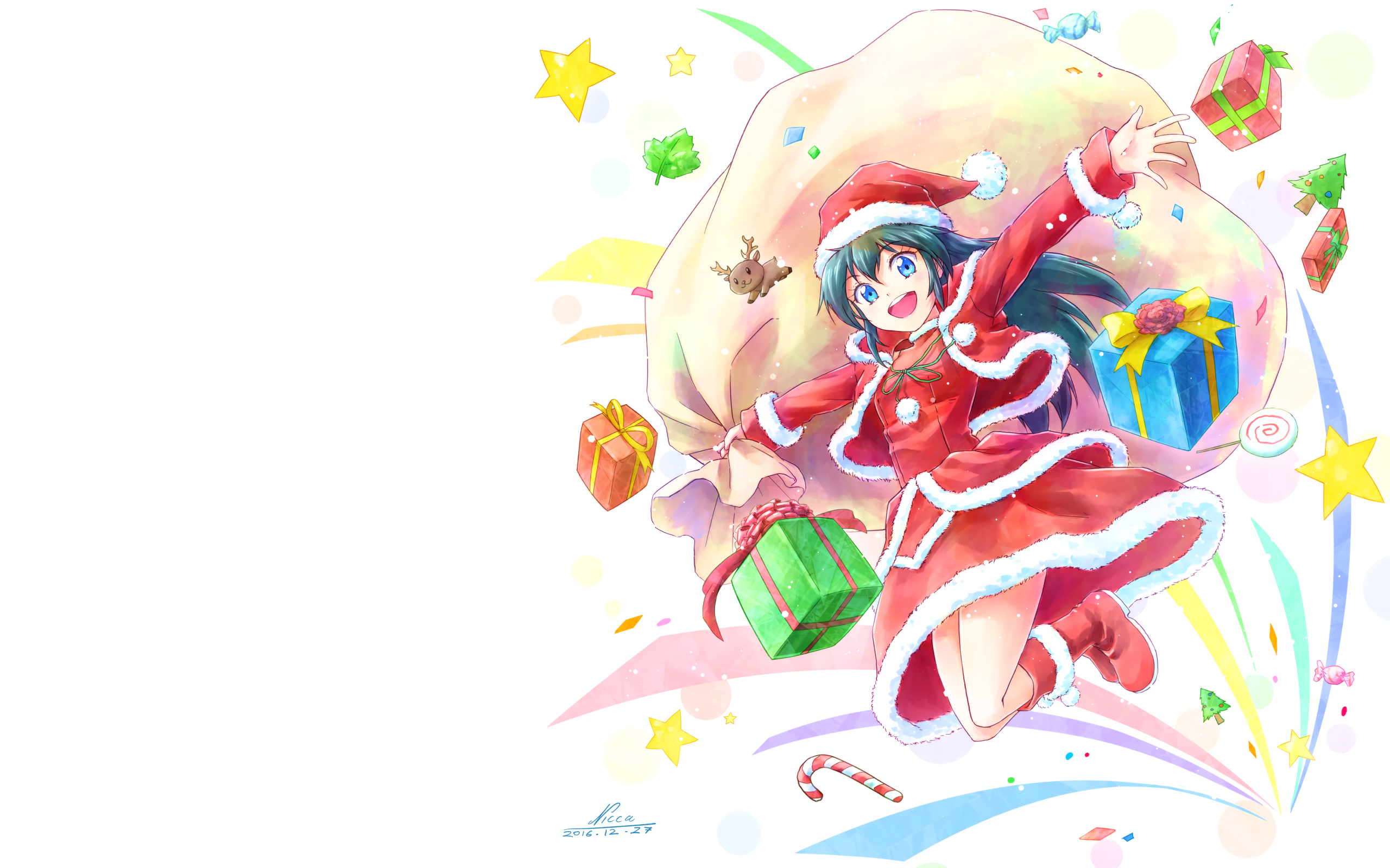 Download mobile wallpaper Anime, Christmas for free.