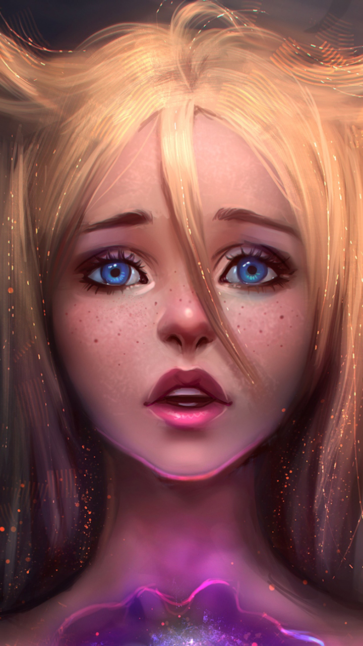 Download mobile wallpaper Fantasy, Blonde, Women, Blue Eyes for free.