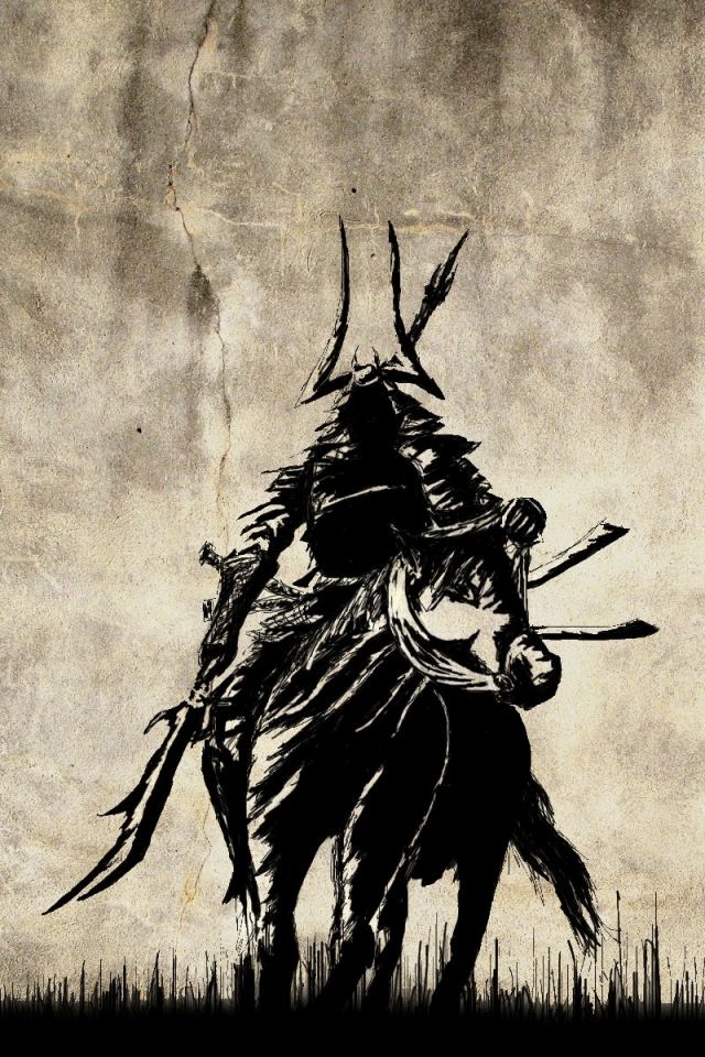 Handy-Wallpaper Fantasie, Samurai kostenlos herunterladen.