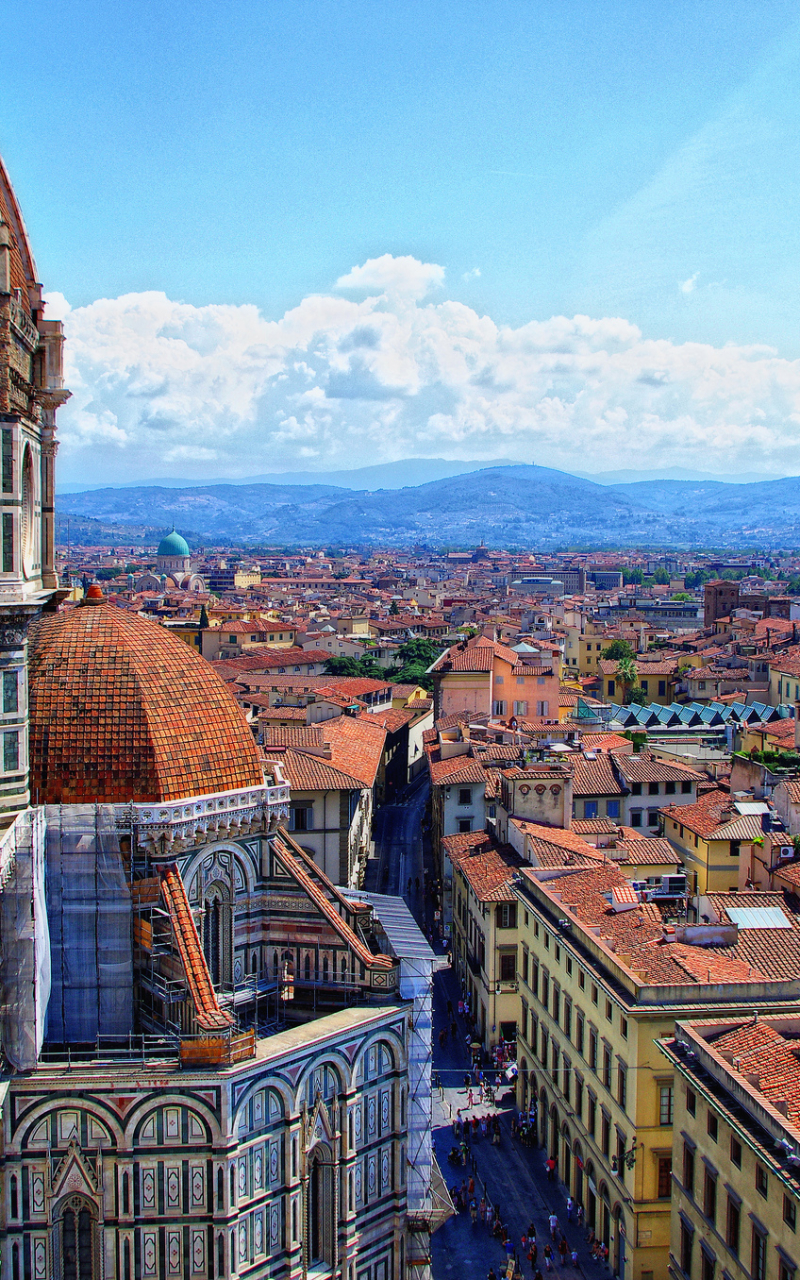 Download mobile wallpaper Cities, Architecture, Italy, City, Building, Cityscape, Florence, Man Made for free.