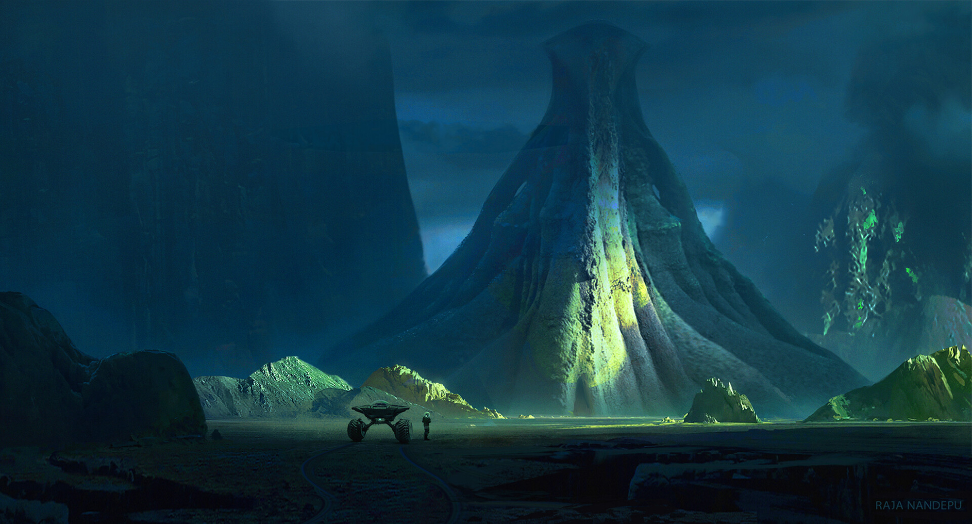 Free download wallpaper Landscape, Sci Fi on your PC desktop