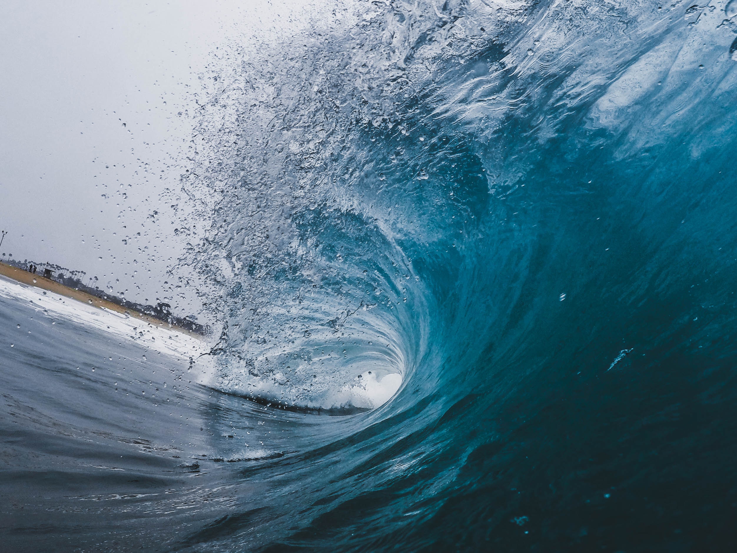 Free download wallpaper Nature, Spray, Wave, Ocean on your PC desktop
