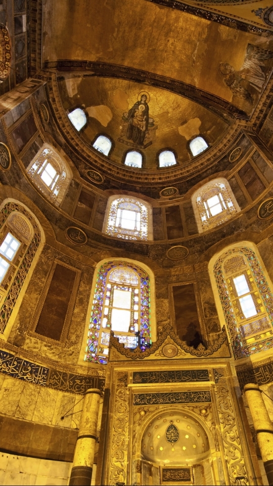 Handy-Wallpaper Religiös, Hagia Sophia, Moscheen kostenlos herunterladen.