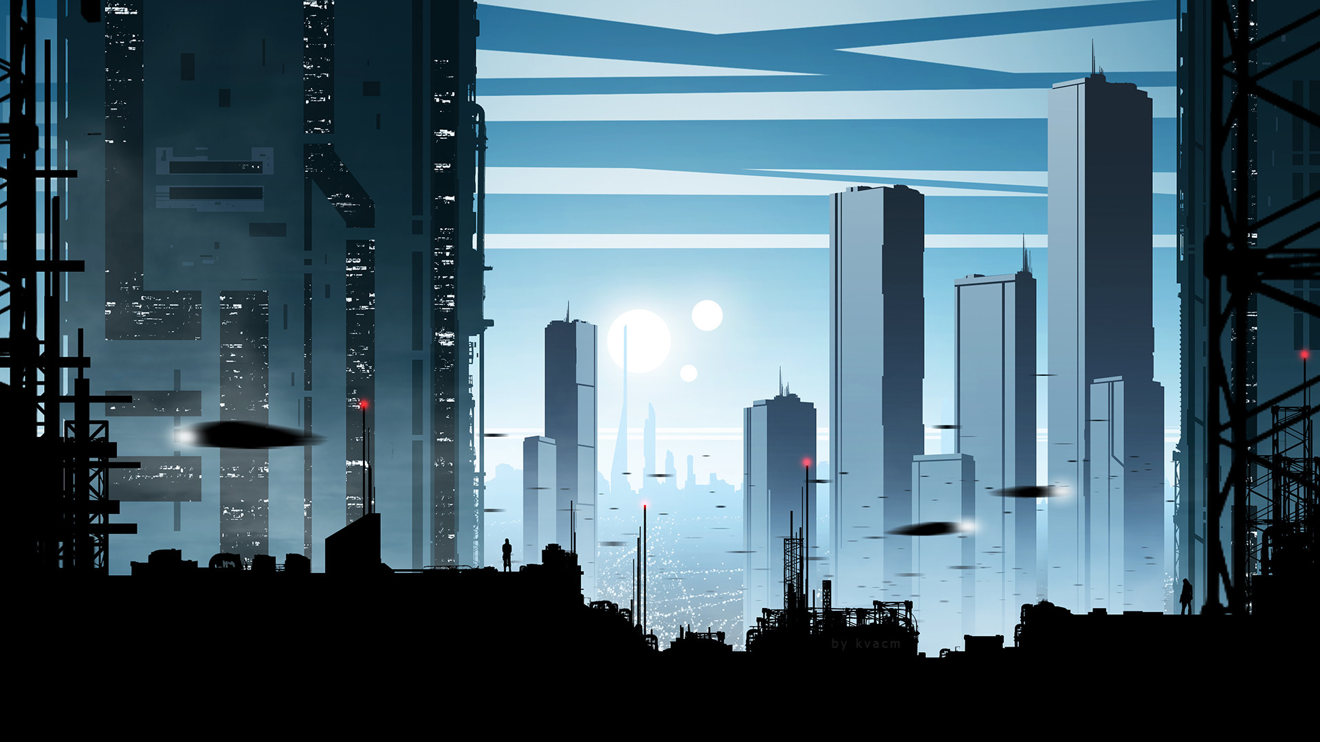 Download mobile wallpaper City, Building, Sci Fi for free.