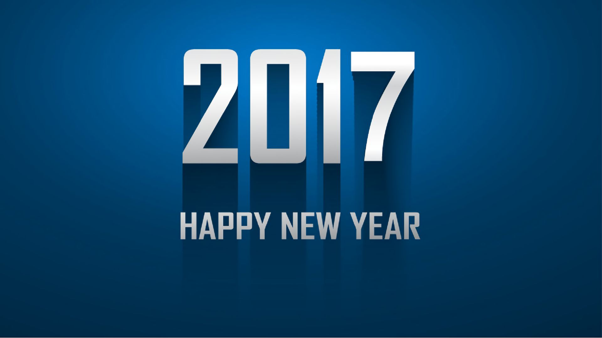 無料モバイル壁紙新年, 青い, ホリデー, 2017年新年をダウンロードします。