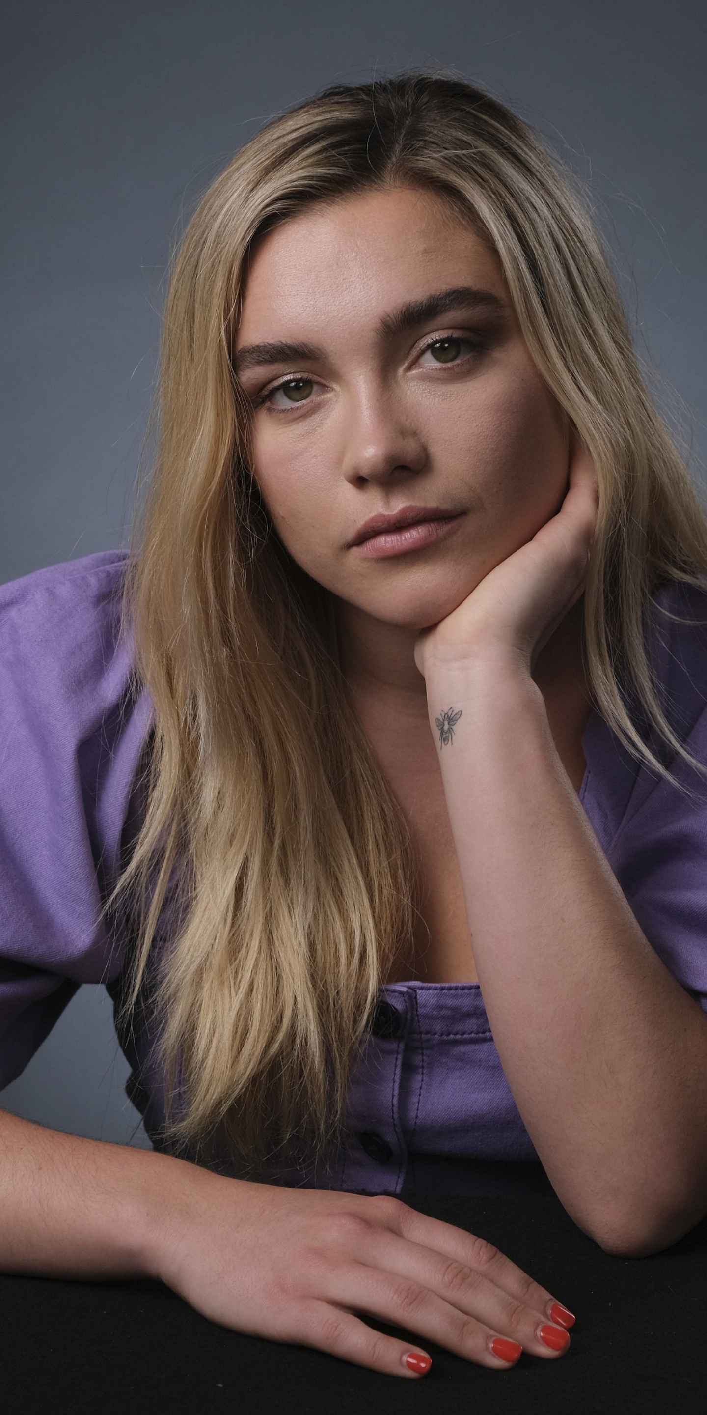 Baixar papel de parede para celular de Loiro, Celebridade, Atriz, Cabelo Loiro, Florence Pugh gratuito.