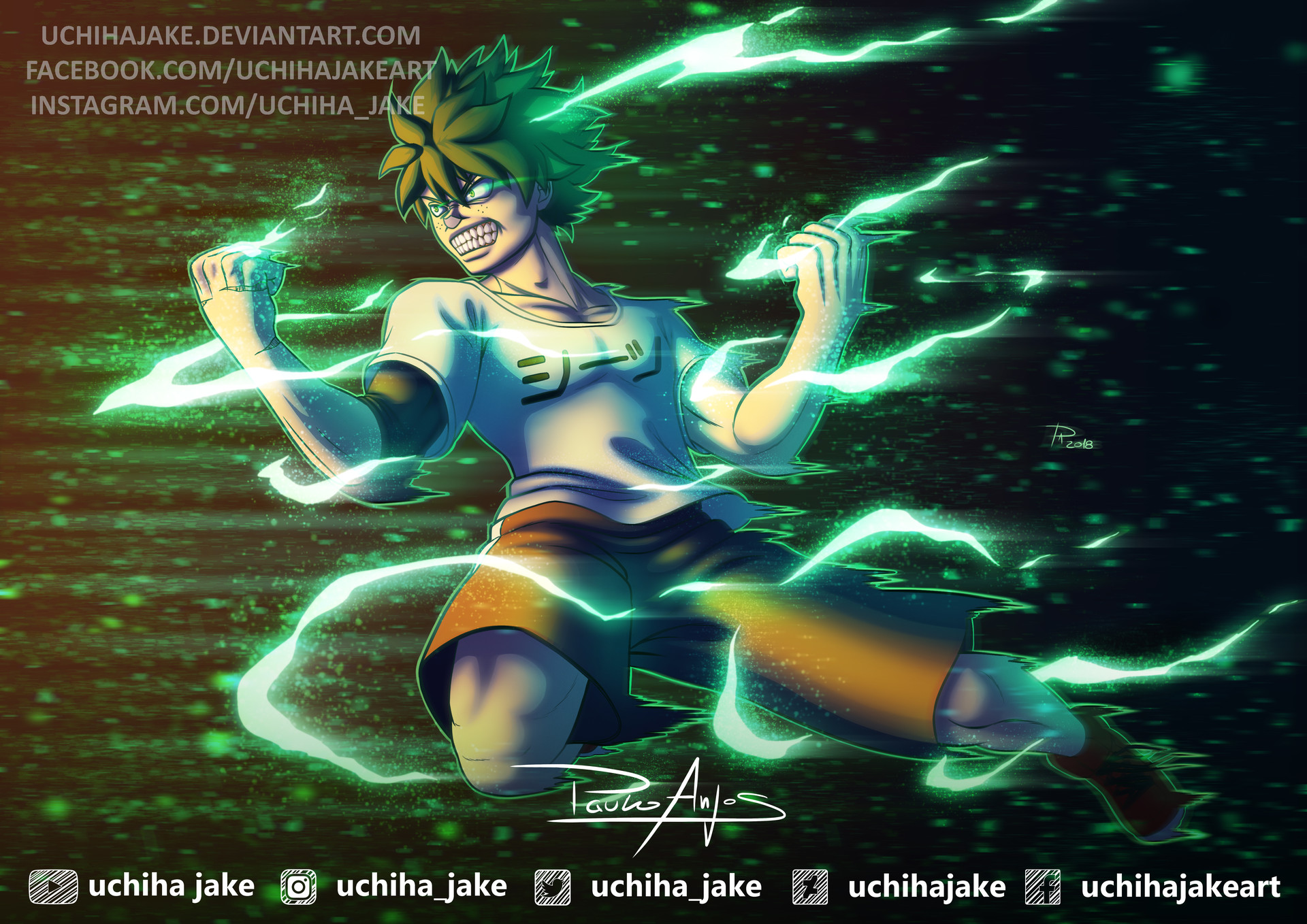 Handy-Wallpaper Animes, Izuku Midoriya, Boku No Hero Academia kostenlos herunterladen.