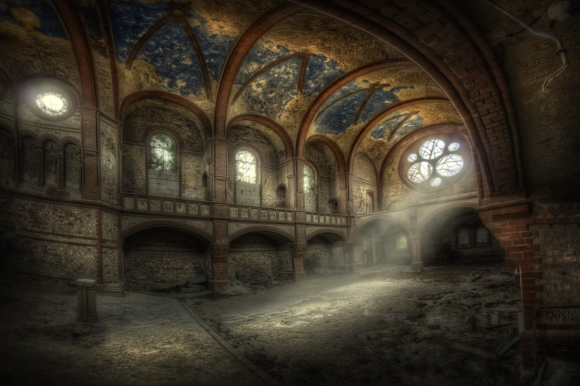 Free download wallpaper Architecture, Building, Ruin, Sunbeam, Man Made on your PC desktop