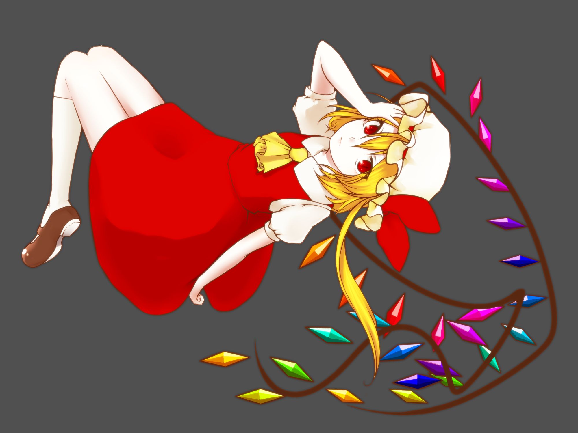 Handy-Wallpaper Animes, Flandre Scarlet, Tuhu kostenlos herunterladen.