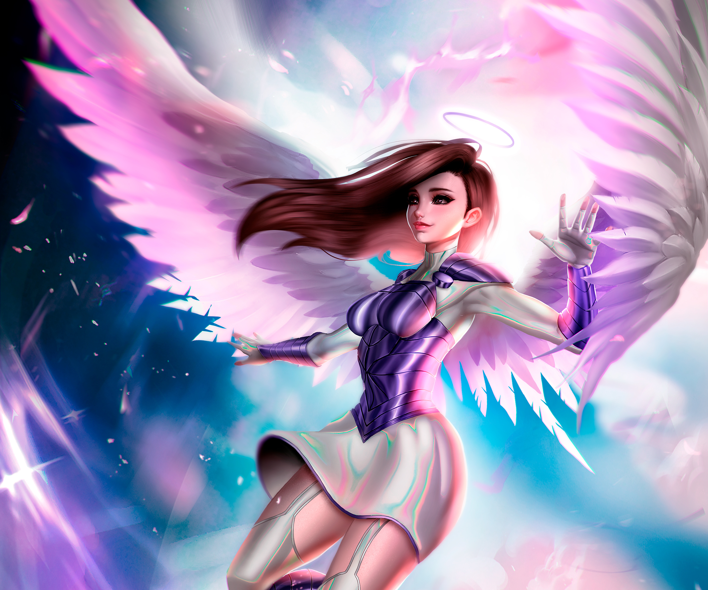 Download mobile wallpaper Fantasy, Wings, Angel for free.