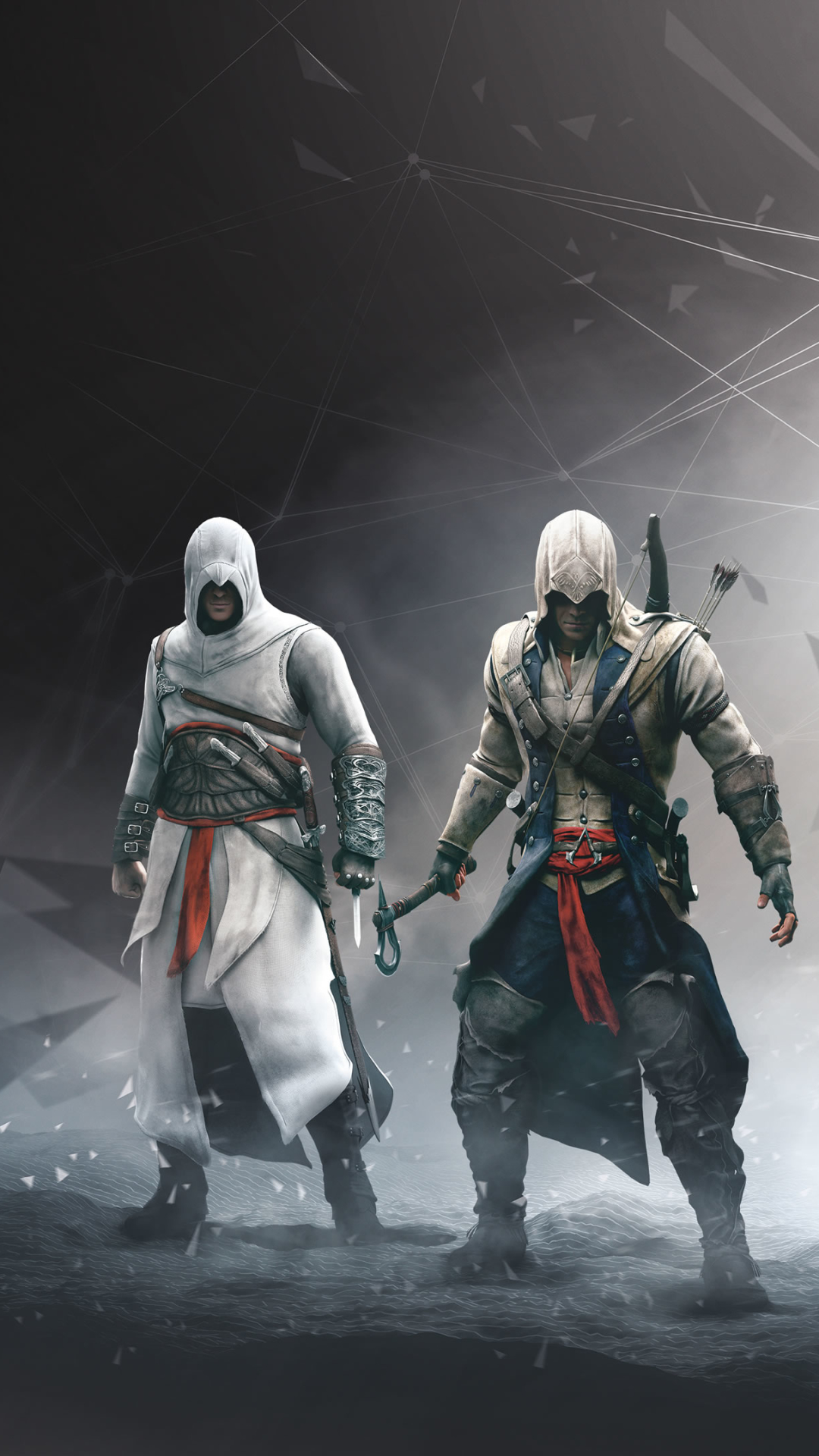 Handy-Wallpaper Computerspiele, Altair (Assassin's Creed), Assassin's Creed, Ezio (Assassin's Creed), Connor (Assassin's Creed), Eduard Kenway, Jakob Frie kostenlos herunterladen.