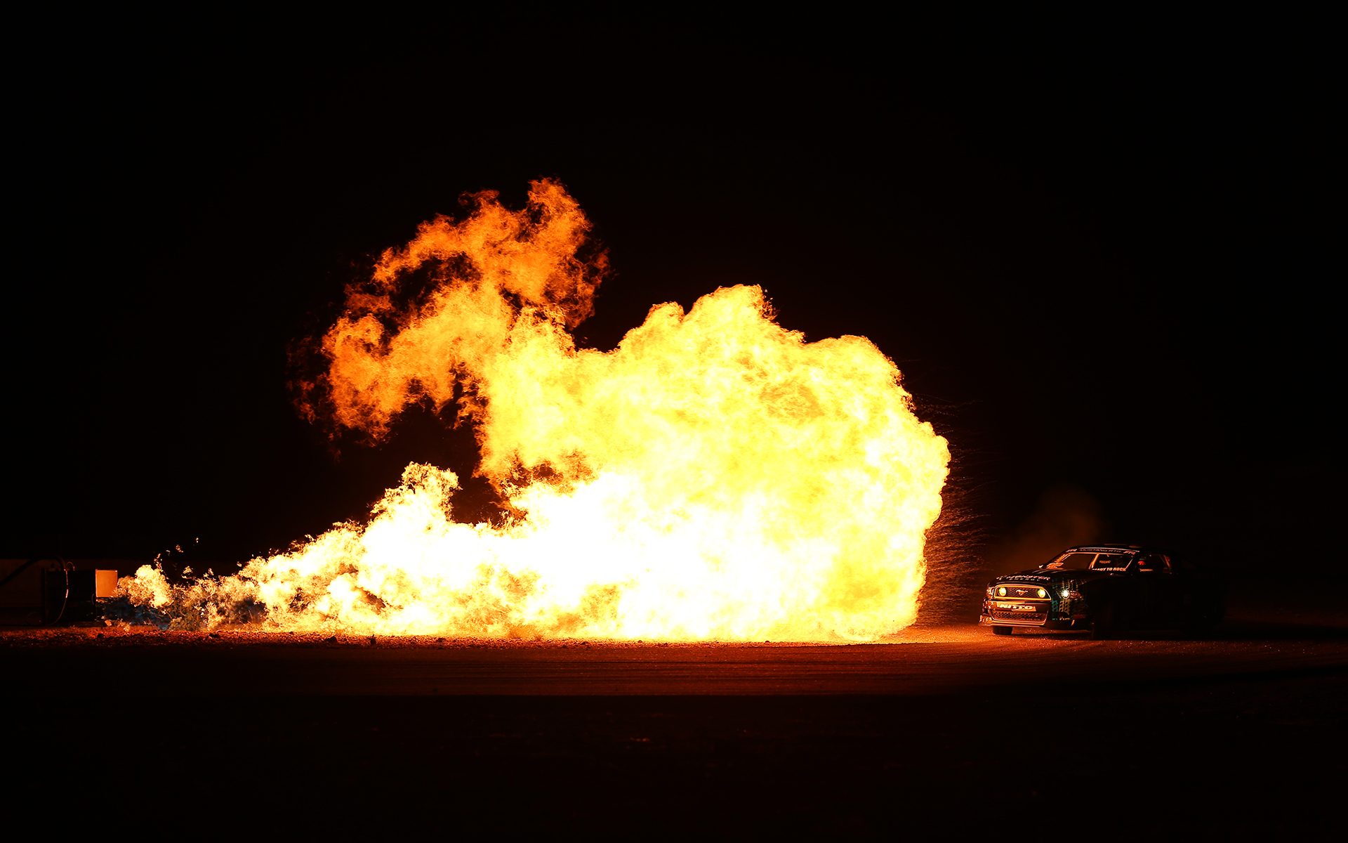 Téléchargez gratuitement l'image Feu, Ford Mustang, Véhicules, Gué sur le bureau de votre PC